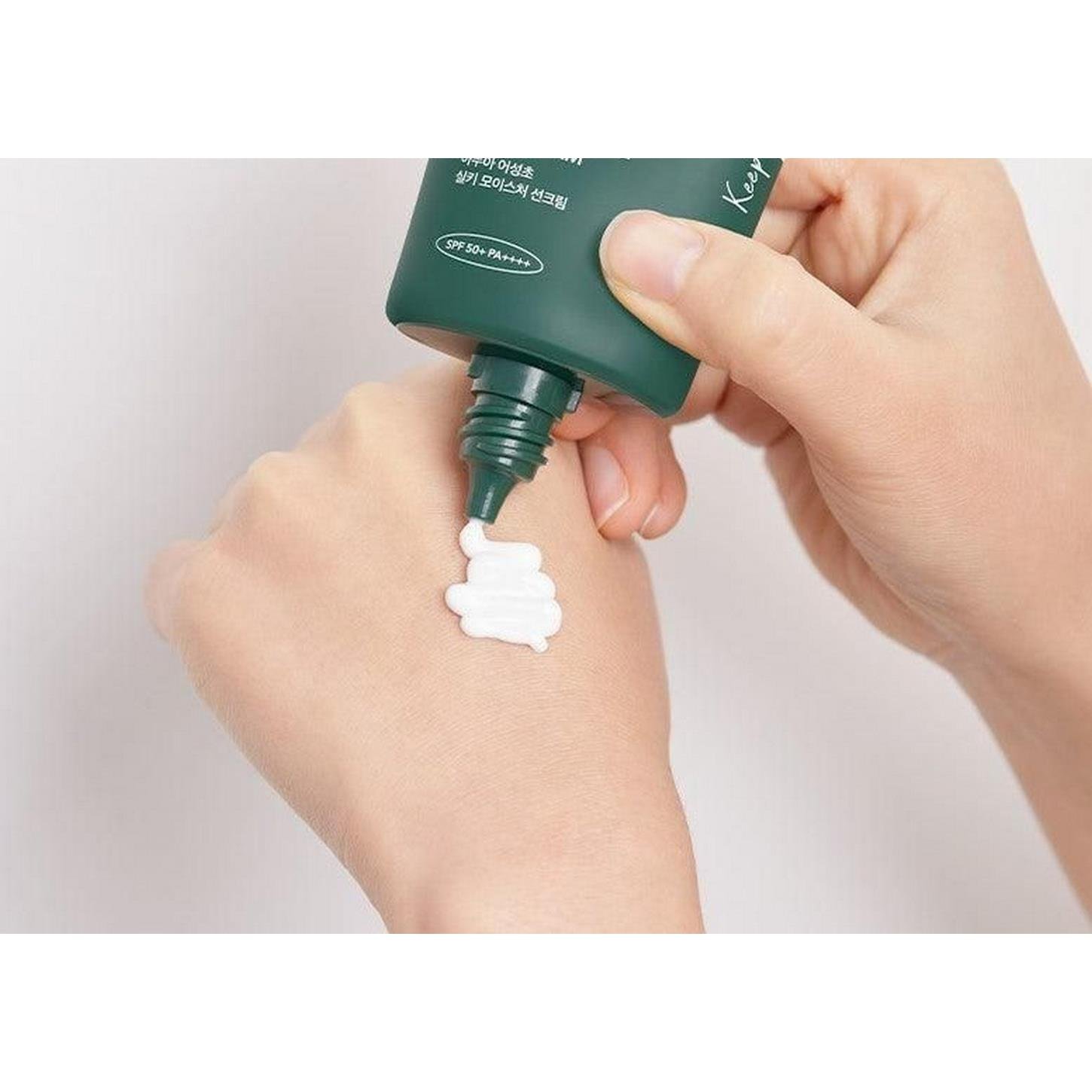 Anua Heartleaf Silky Moisture Sunscreen - Yatıştırıcı & İpeksi Güneş Kremi 50ml