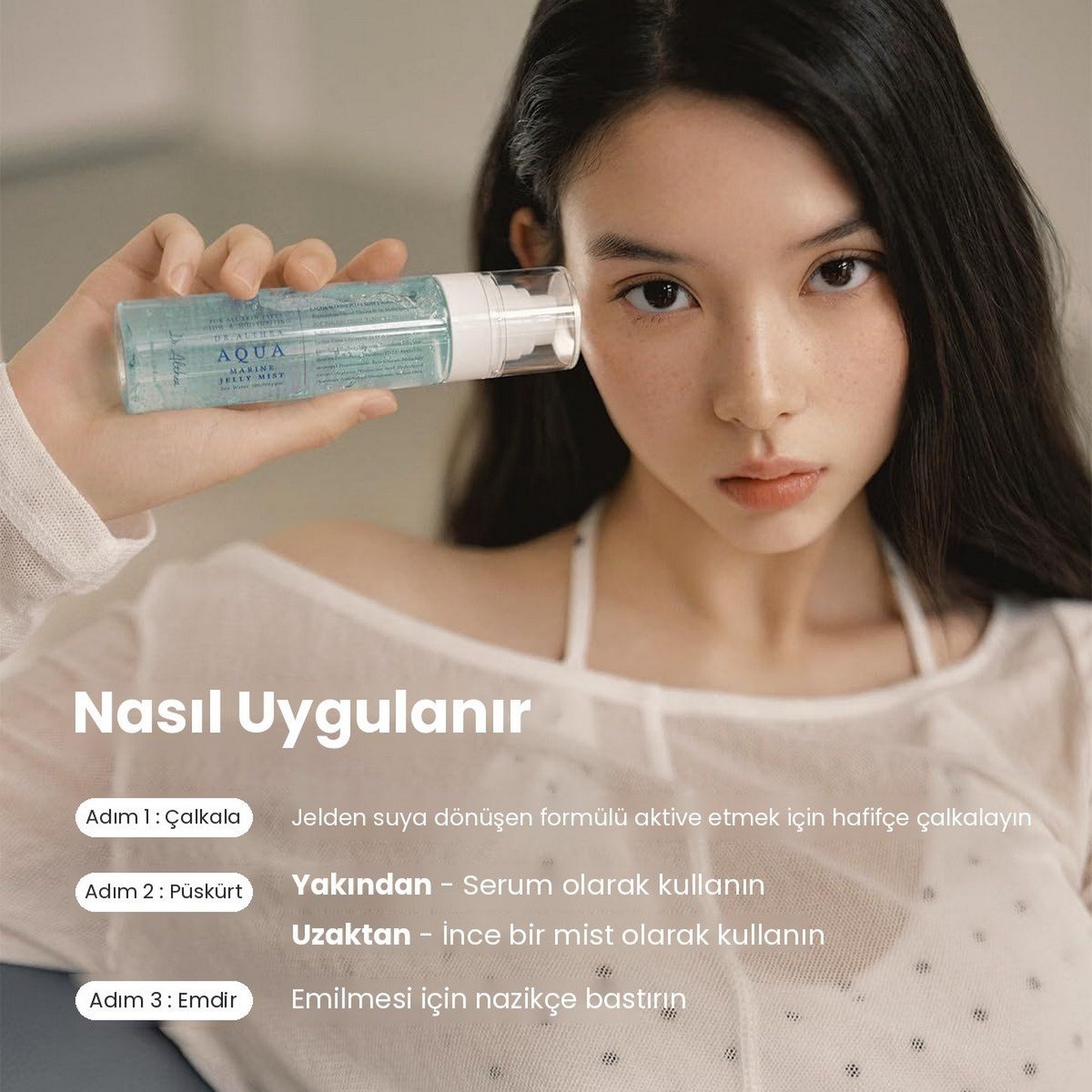Dr. Althea Aqua Marine Jelly Mist – Nemlendirici ve Canlandırıcı Deniz Suyu Jel Mist 100ml