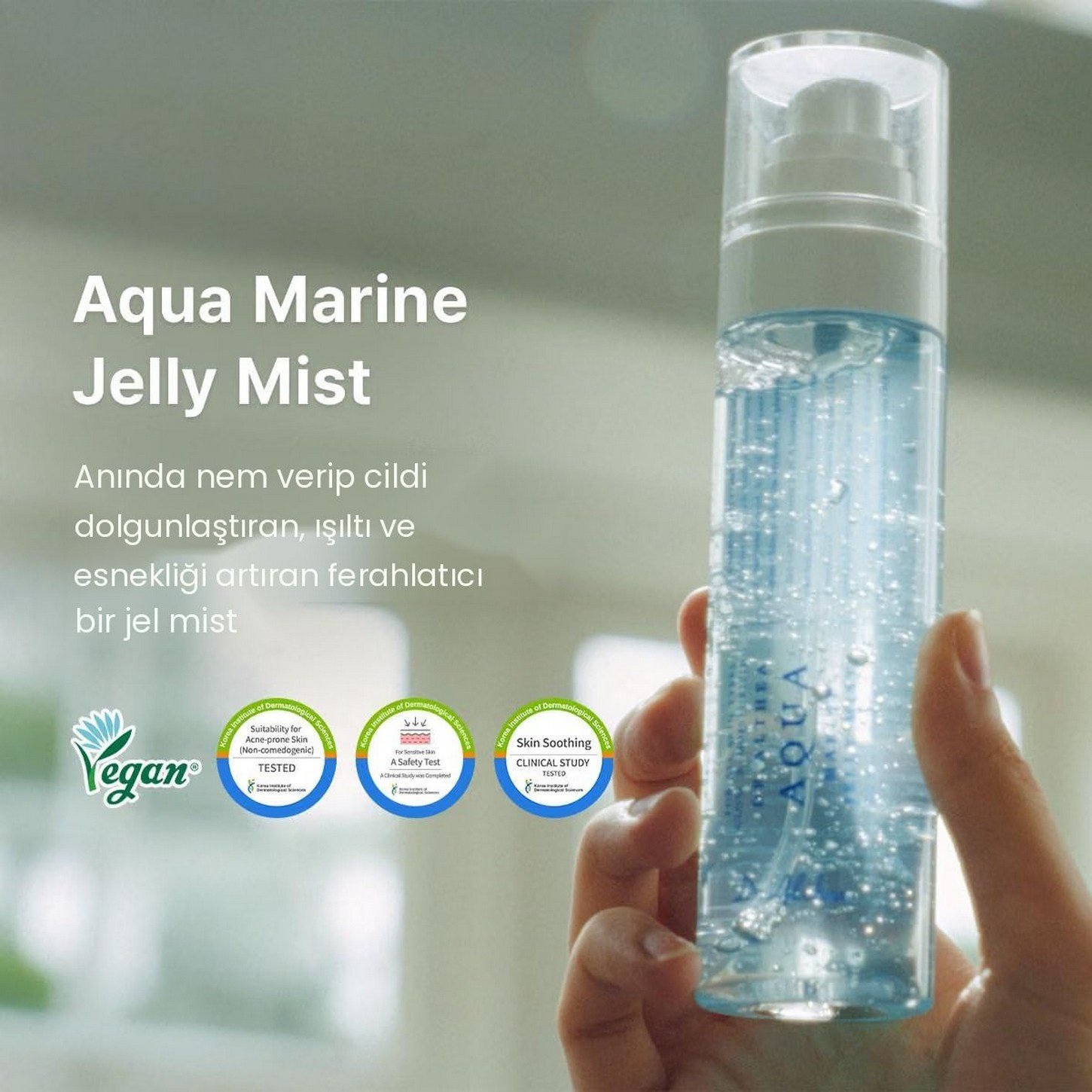 Dr. Althea Aqua Marine Jelly Mist – Nemlendirici ve Canlandırıcı Deniz Suyu Jel Mist 100ml
