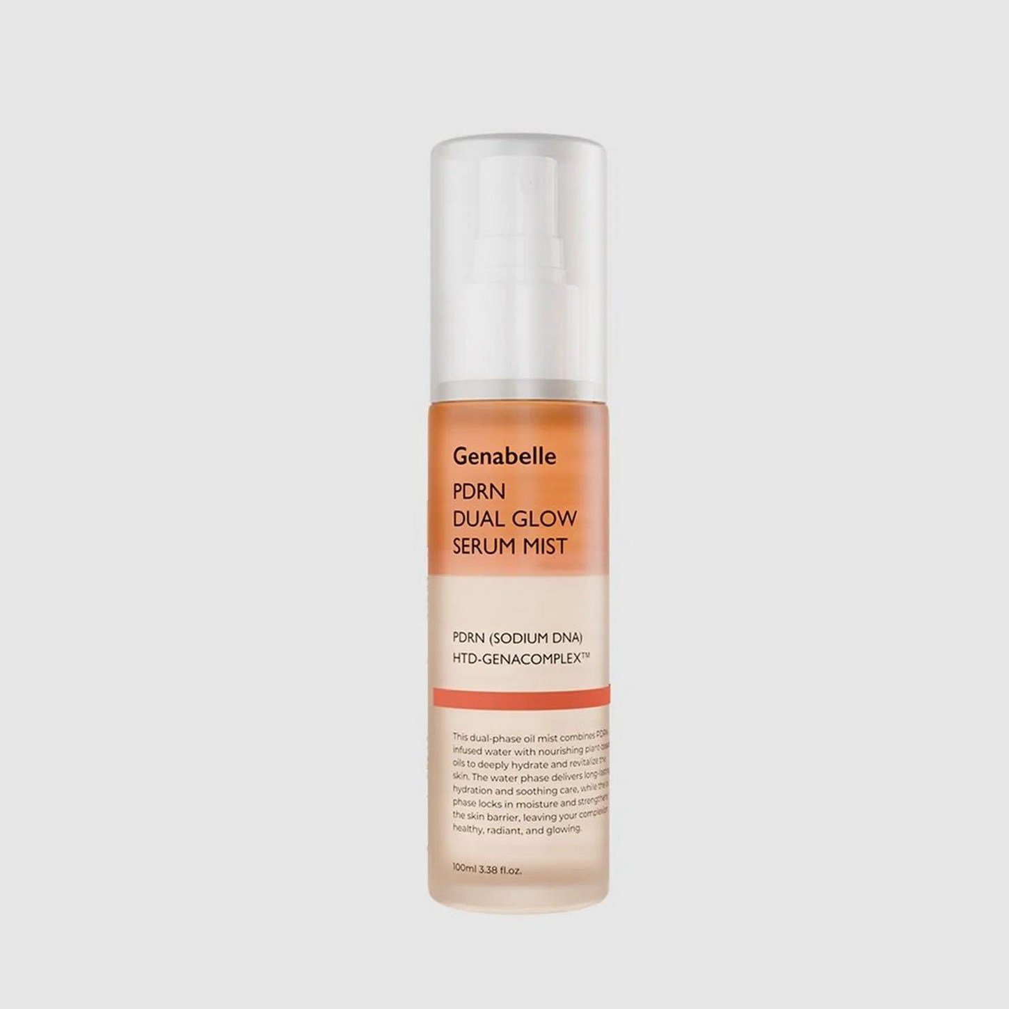 Genabelle PDRN Dual Glow Serum Mist – Somon DNA (PDRN) İçeren Çift Etkili Işıltı ve Nem Veren Mist 100ml