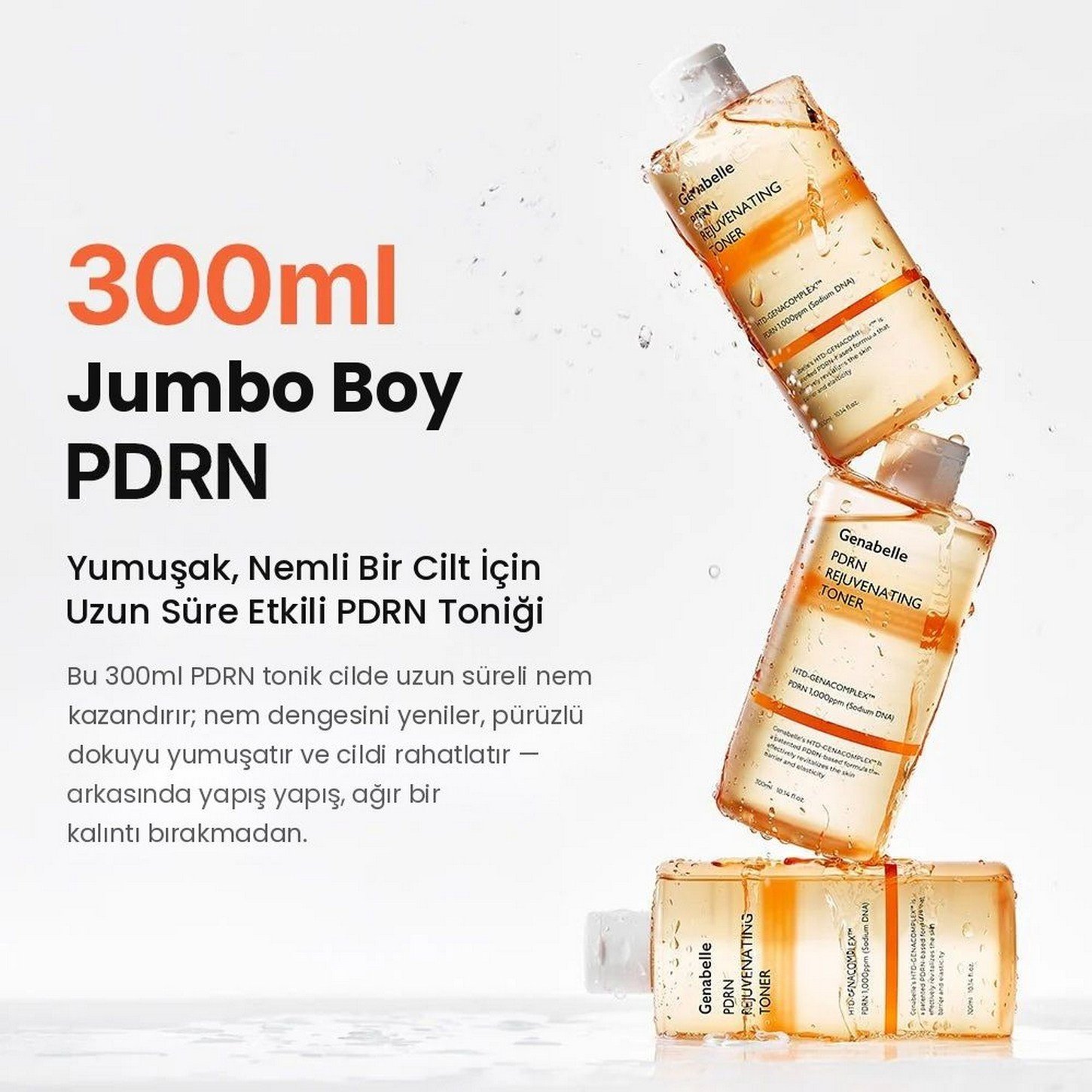 Genabelle PDRN Rejuvenating Toner – PDRN İçeren Hücre Yenileyici ve Sıkılaştırıcı Tonik 300ml