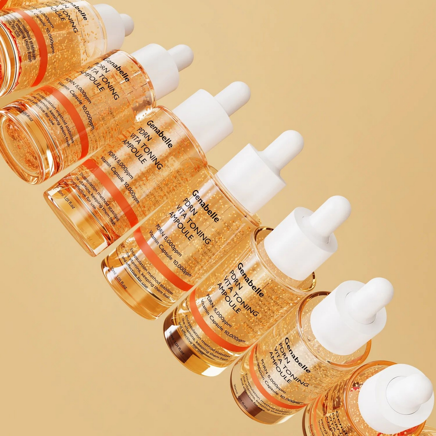 Genabelle PDRN VITA Toning Ampoule - Cilt Tonu Eşitleyici, Canlandırıcı ve Yaşlanma Karşıtı Vita Ampul 30ml