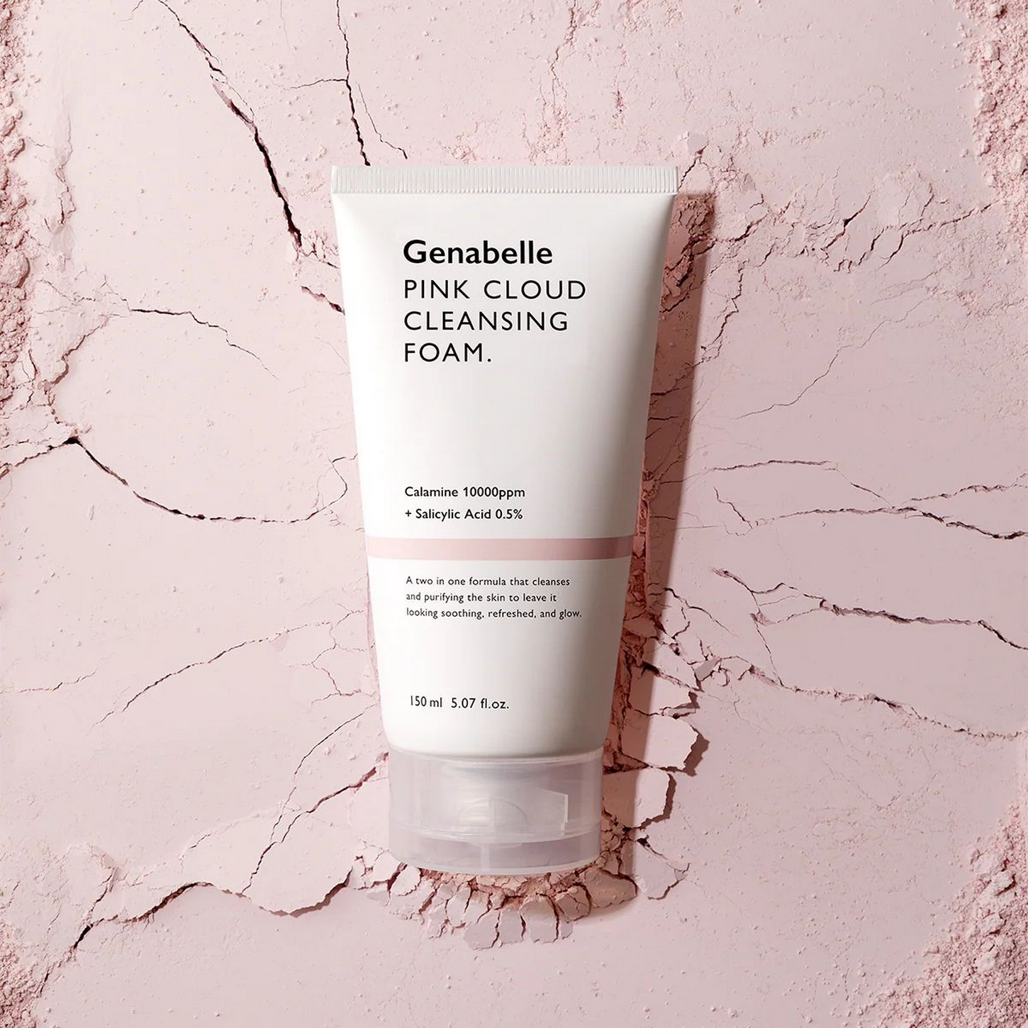 Genabelle Pink Cloud Cleansing Foam - Gözenek Sıkılaştırıcı ve Akne Karşıtı Yatıştırıcı Pembe Calamine Köpük 150ml