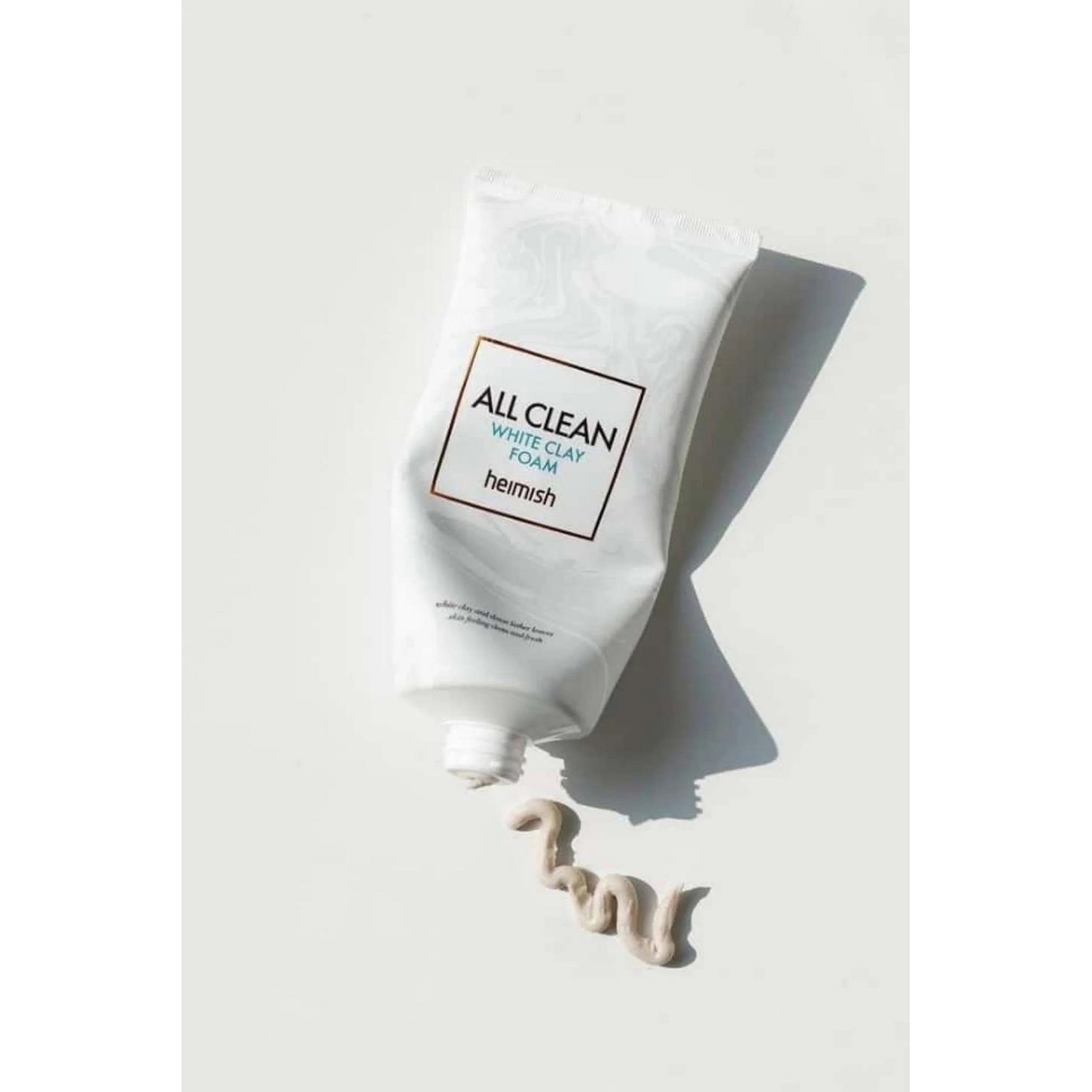 Heimish All Clean White Clay Foam - Gözenek Temizleyici ve Arındırıcı Beyaz Kil Köpük Temizleyici 150g