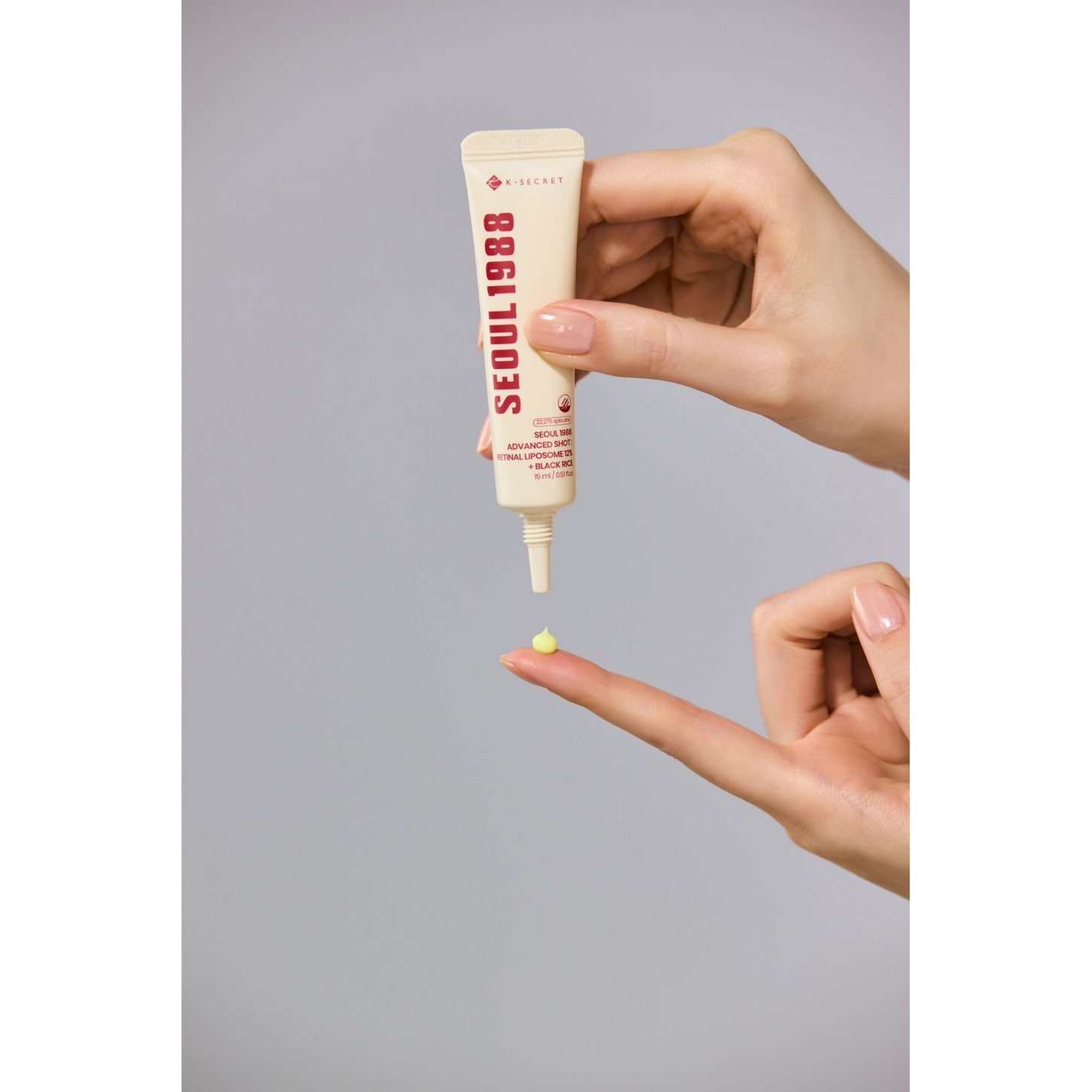 K-Secret SEOUL 1988 Advanced Shot : Retinal Liposome 12% + Black Rice - Gözenek Sıkılaştırıcı ve Cilt Dokusu Yenileyici Anti-Aging Shot 15ml