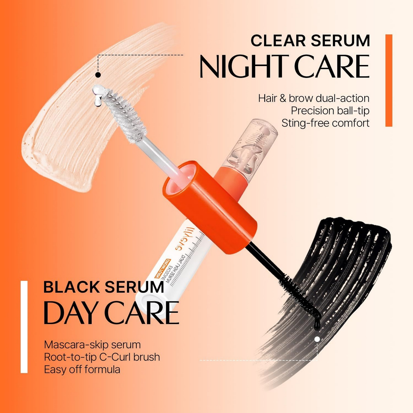 Lilyeve Grow:Turn Exosome Dual Lash Serum – Gündüz & Gece İkili Kirpik ve Kaş Bakım Serumu 8ml