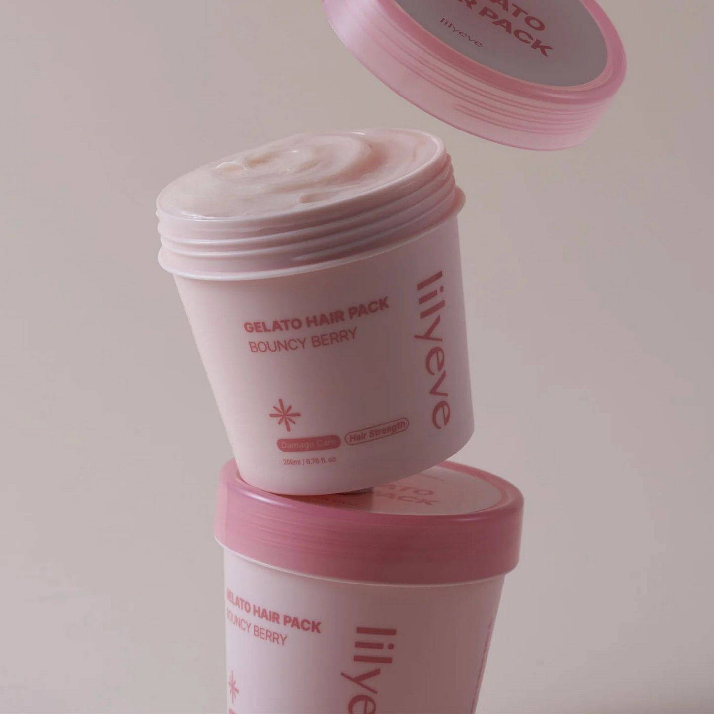 Lilyeve Repair:Turn Gelato Hair Pack Bouncy Berry – Yıpranmış Saçlar için Protein Bakım Maskesi 200ml