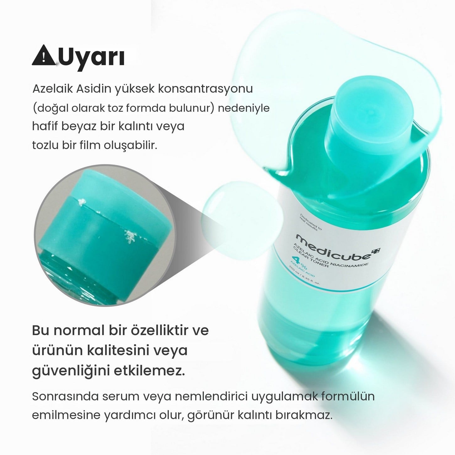 Medicube Azelaic Acid Niacinamide Clear Toner – Arındırıcı Dengeleyici Tonik 250ml
