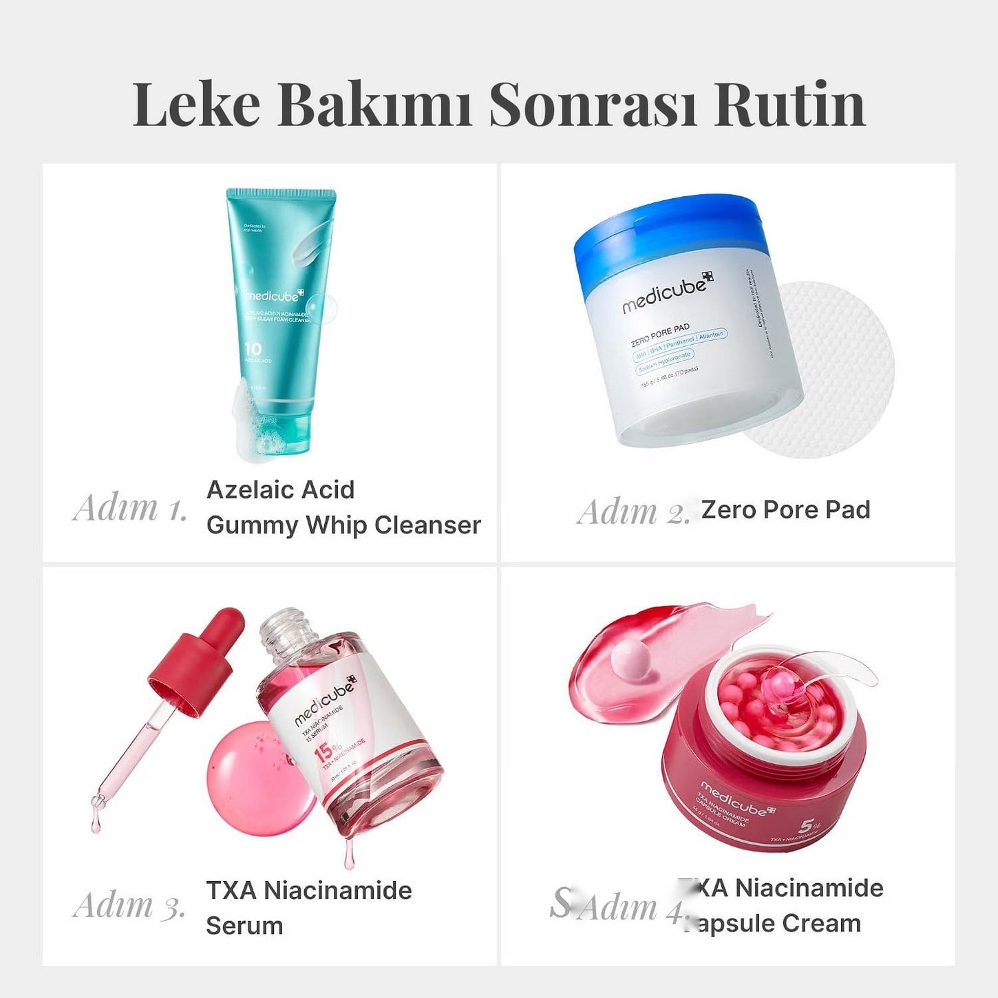 Medicube Azelaic Acid Niacinamide Deep Clean Foam Cleanser – Arındırıcı Köpük Temizleyici 120g