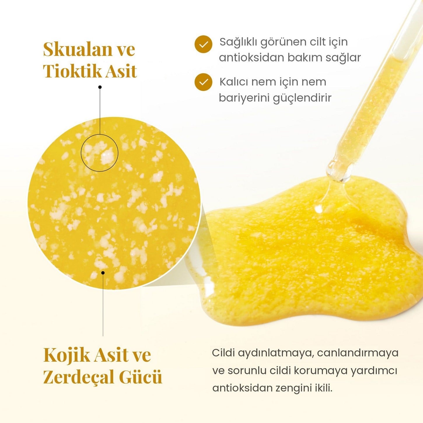 Medicube Kojic Acid Turmeric Niacinamide Serum– Leke Karşıtı Aydınlatıcı Serum 30ml