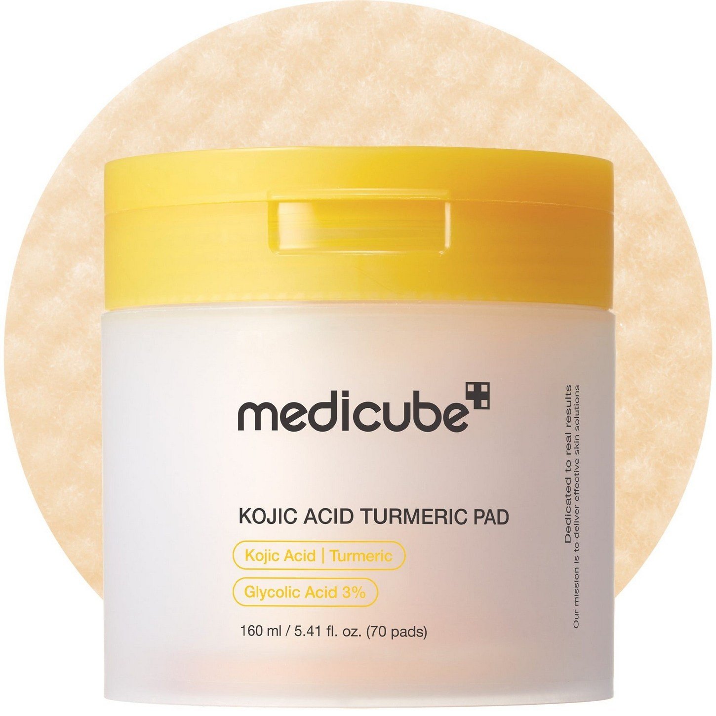 Medicube Kojic Acid Turmeric Pad – Kojik Asit ve Zerdeçal İçeren Leke Karşıtı Aydınlatıcı Ped 70pcs