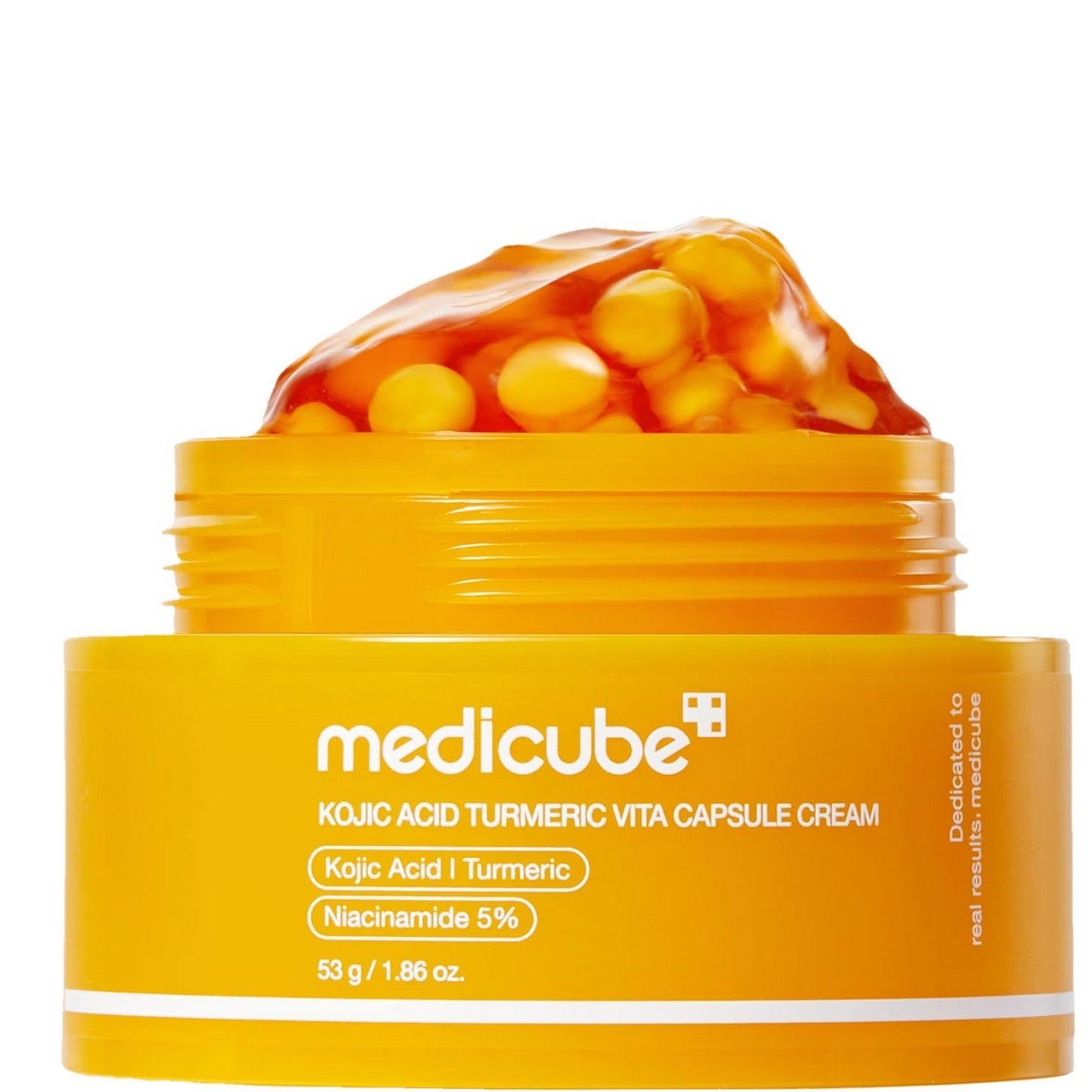 Medicube Kojic Acid Turmeric Vita Capsule Cream – Aydınlatıcı Bakım Kapsül Kremi 53g