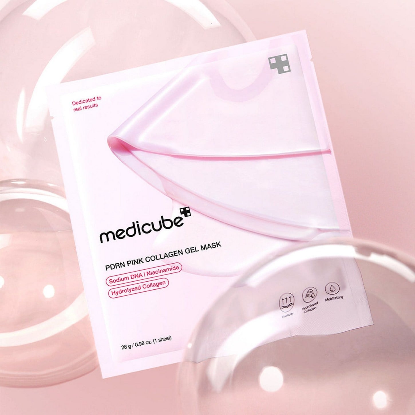 Medicube PDRN Pink Collagen Gel Mask (4 Adet) – Sıkılaştırıcı Kolajen Jel Maske 4ea