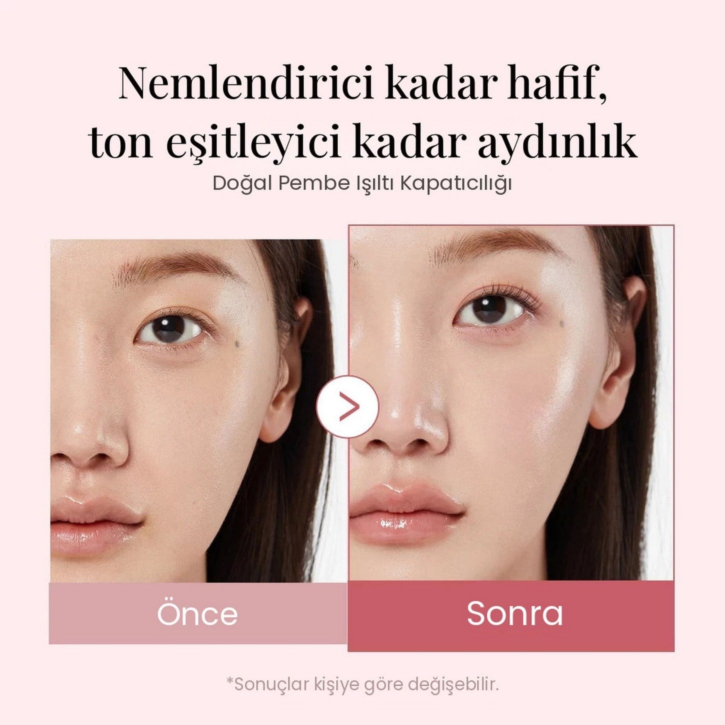 Medicube PDRN Pink Tone Up Sun Cream SPF 50+ PA++++ – Aydınlatıcı Ton Eşitleyici Güneş Kremi 50ml