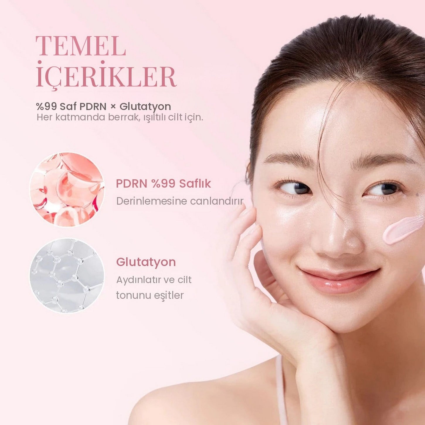 Medicube PDRN Pink Tone Up Sun Cream SPF 50+ PA++++ – Aydınlatıcı Ton Eşitleyici Güneş Kremi 50ml