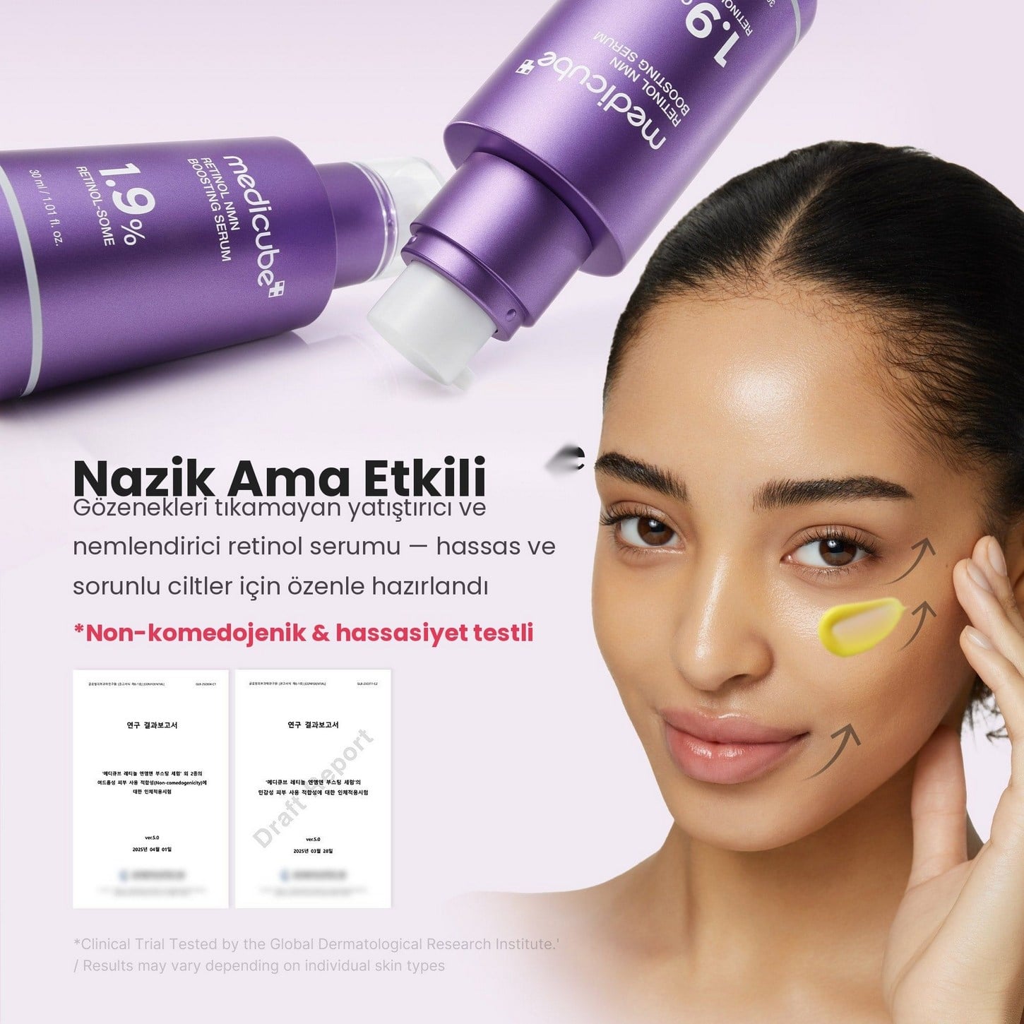 Medicube Retinol NMN Boosting Serum – Saf Retinol ve NMN İçeren Yaşlanma Karşıtı Hücre Yenileyici Serum 30ml
