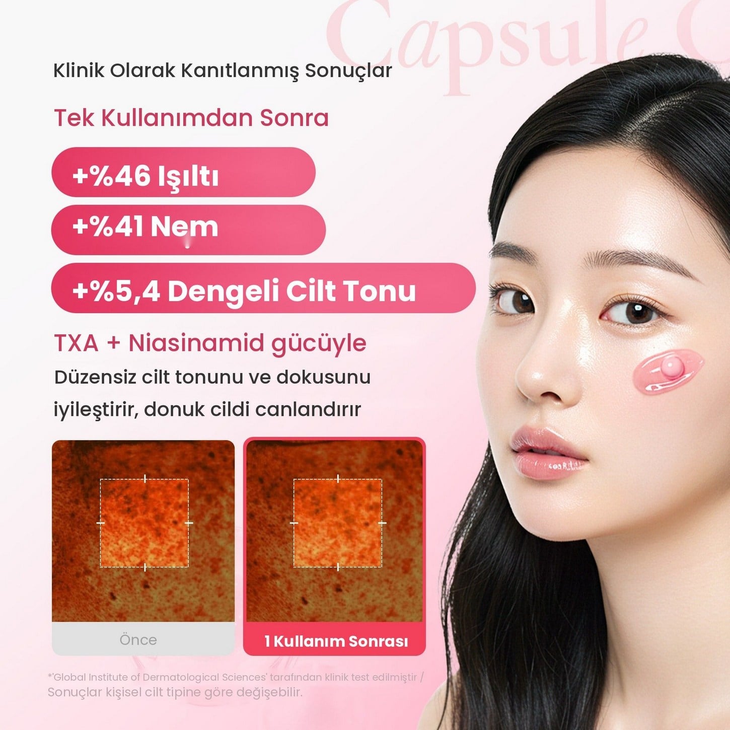 Medicube TXA Niacinamide Capsule Cream – Leke Bakımı Aydınlatıcı Kapsül Krem 55g