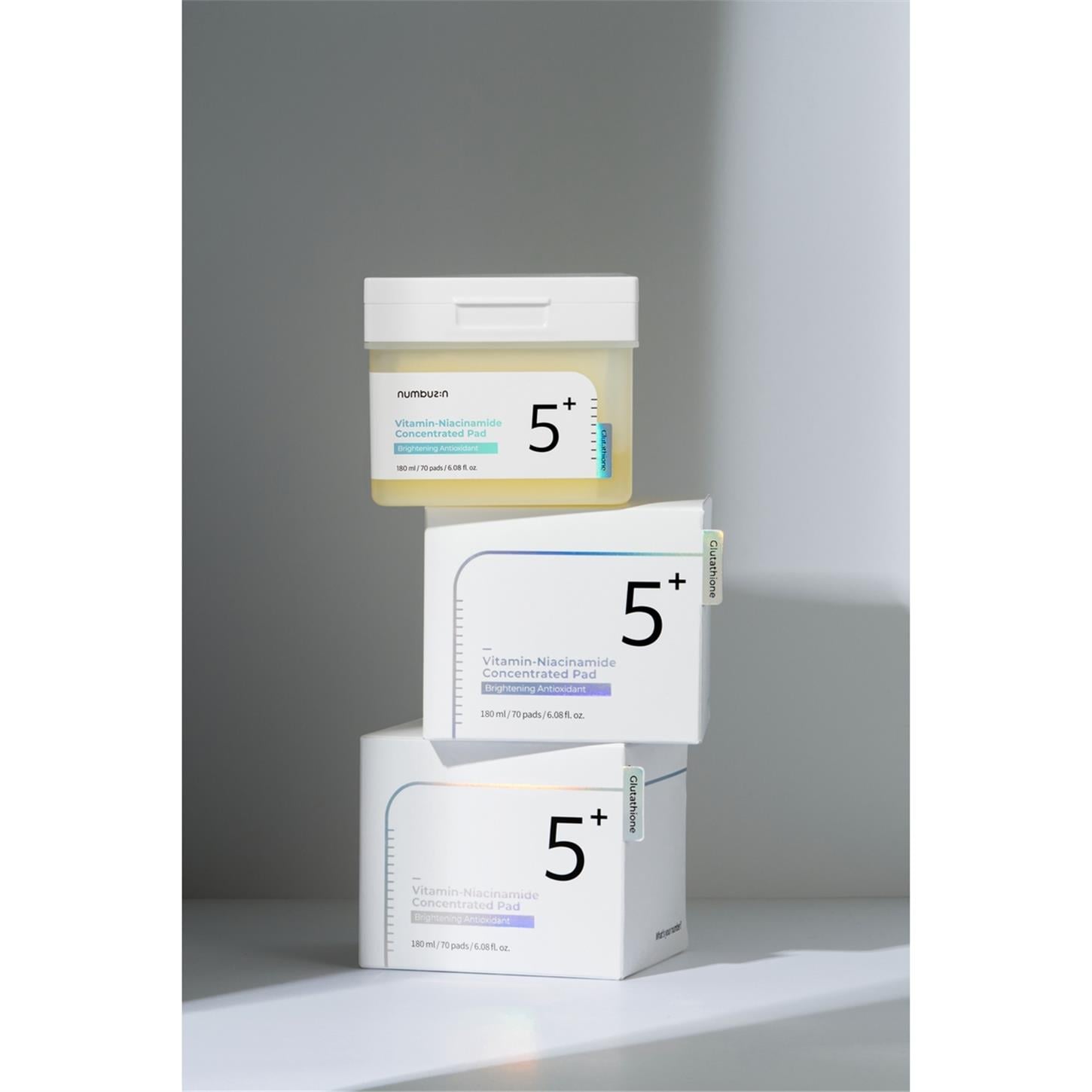 No.5 Vitamin-Niacinamide Concentrated Pad - Cilt Tonu Eşitleyici ve Koyu Leke Karşıtı Niacinamide İçeren Tonik Ped