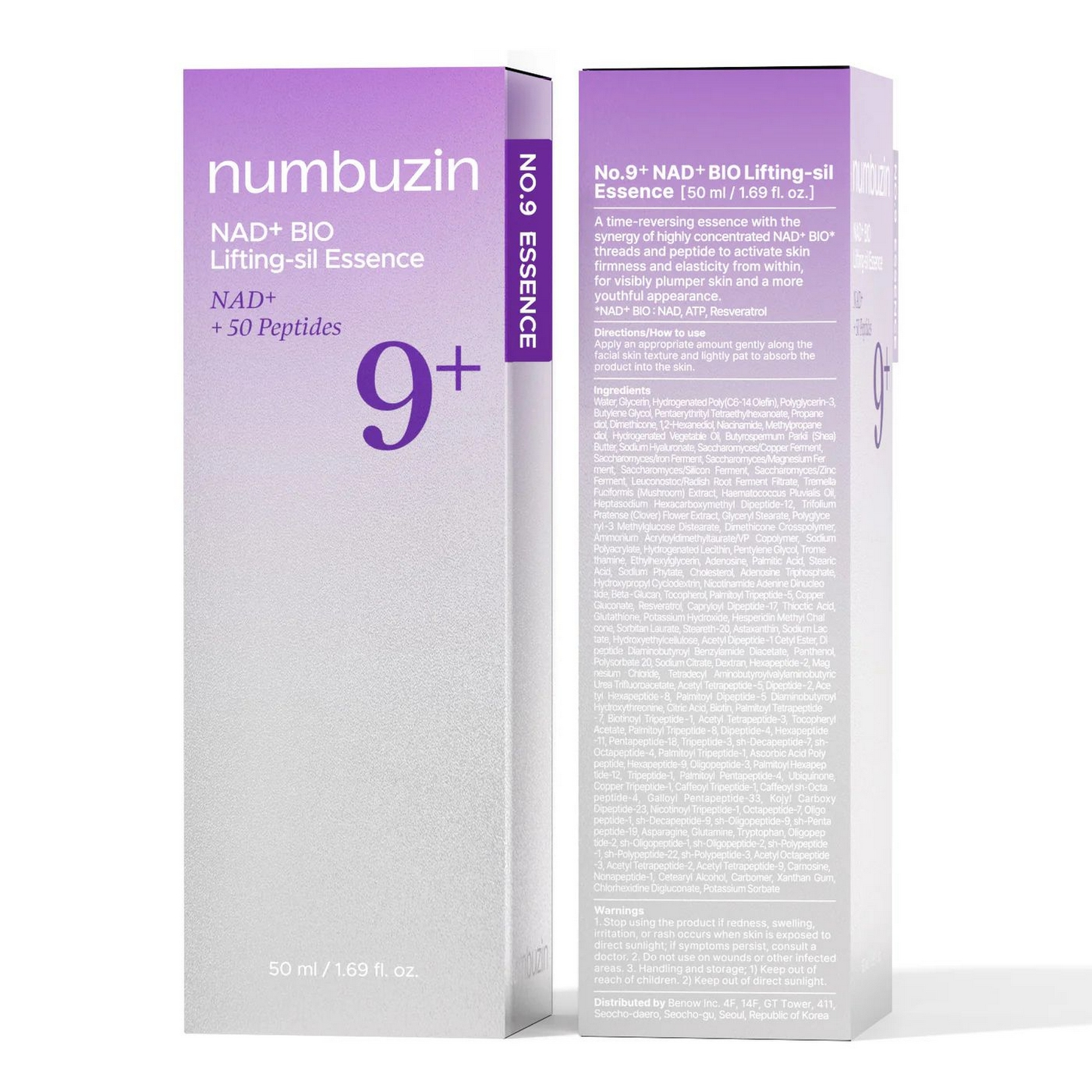 Numbuzin No.9 NAD Bio Lifting Essence - NAD+ ve Yoğun Multi-Peptit Kompleksli, Anti-Aging Esans Serum 50ml