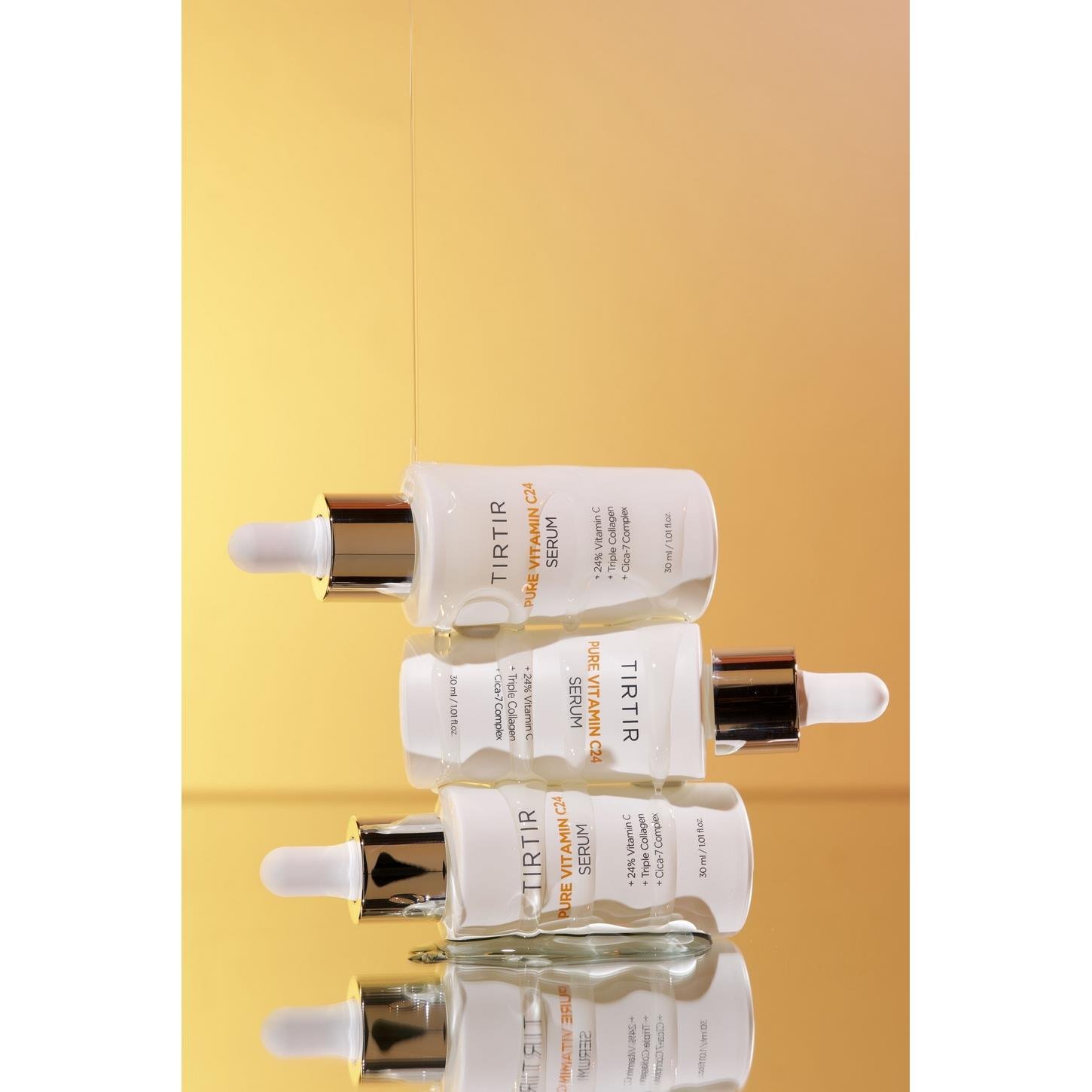TIRTIR Pure Vitamin C24 Serum - %25 Vitamin C, Kolajen İçeren Serum 30ml