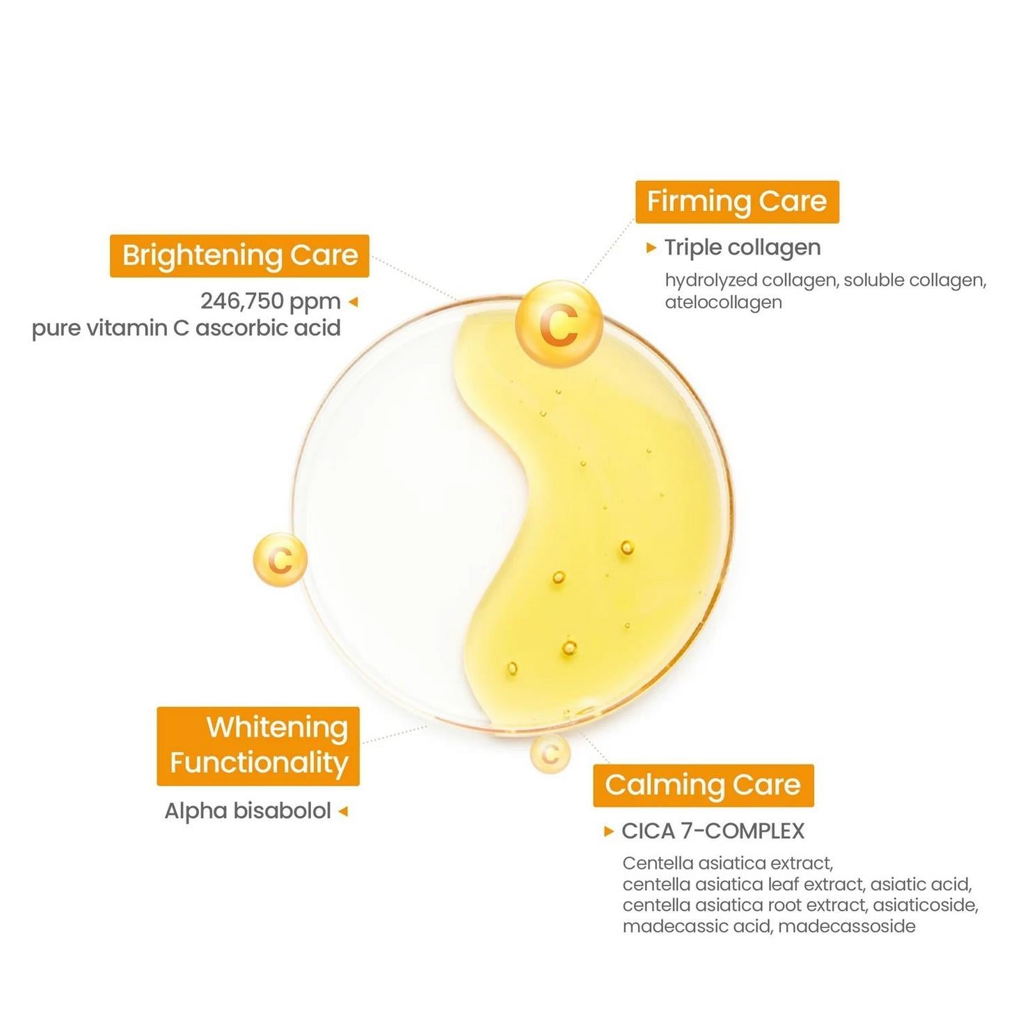 TIRTIR Pure Vitamin C24 Serum - %25 Vitamin C, Kolajen İçeren Serum 30ml