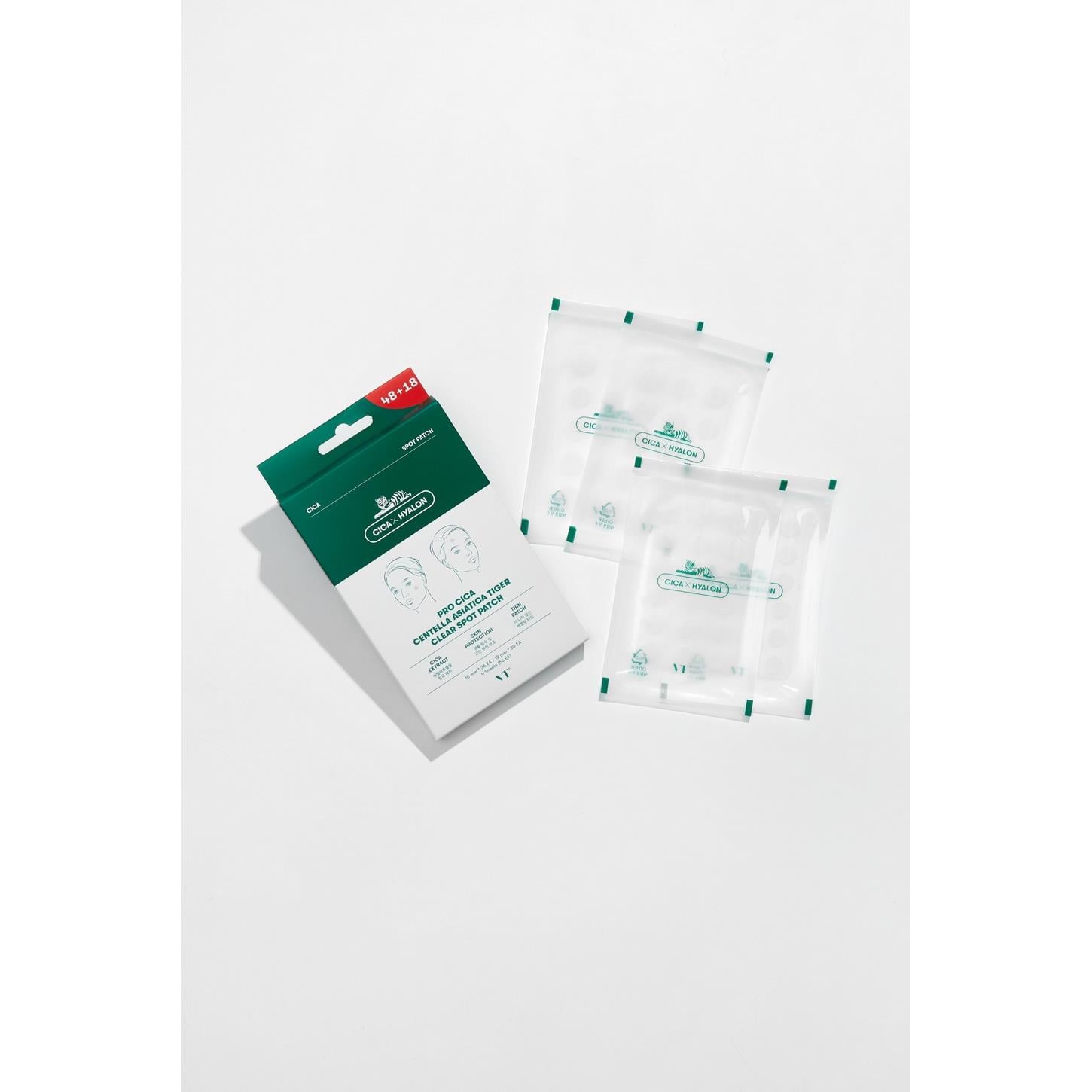 VT Cosmetics Pro Cica Centella Asiatica Tiger Clear Spot - Centella Asiatica İçerikli Leke ve Sivilce Bant 66 adet
