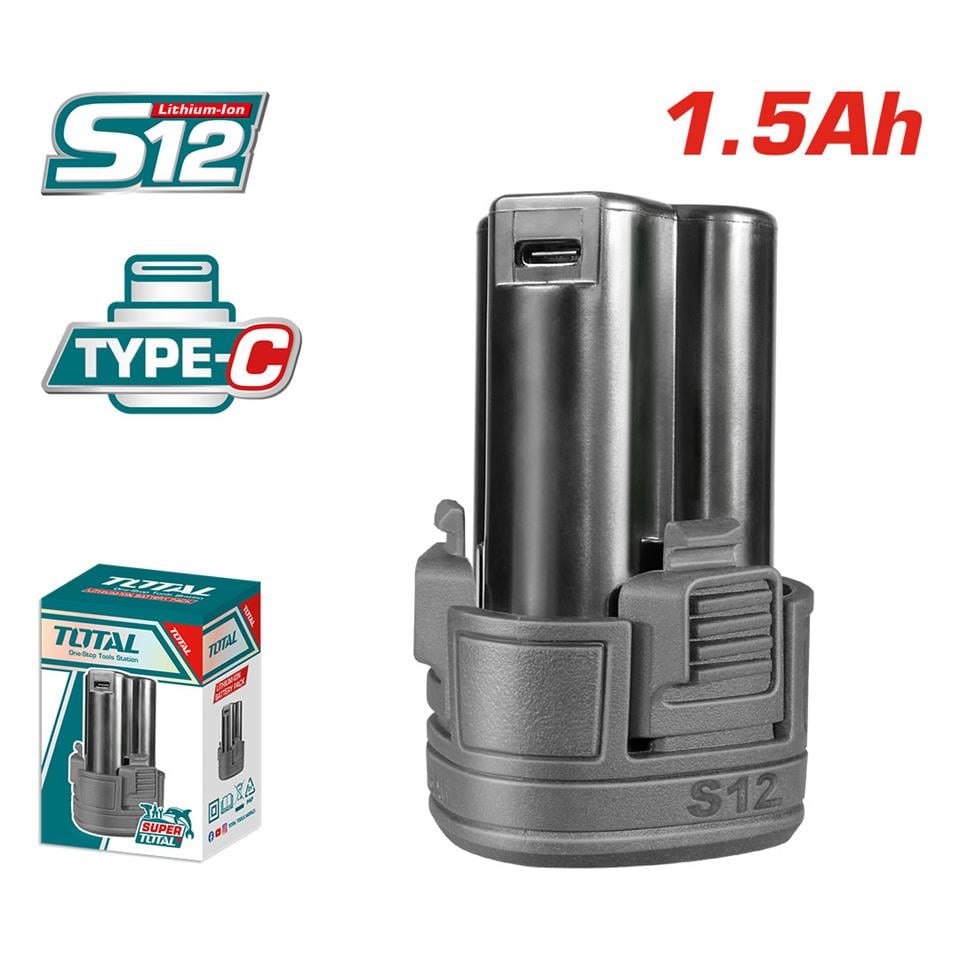 TOTAL 12V Li-Ion Batarya