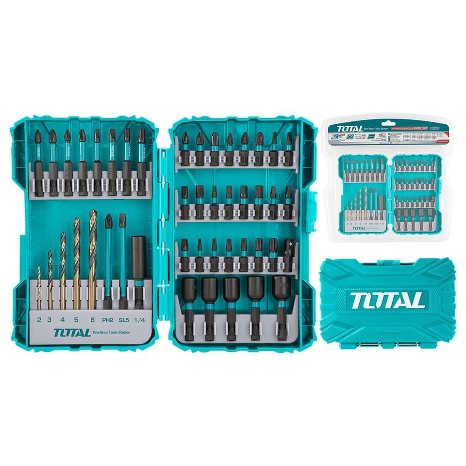 TOTAL 45 Parça Bits Uç Seti - TACSDL24502