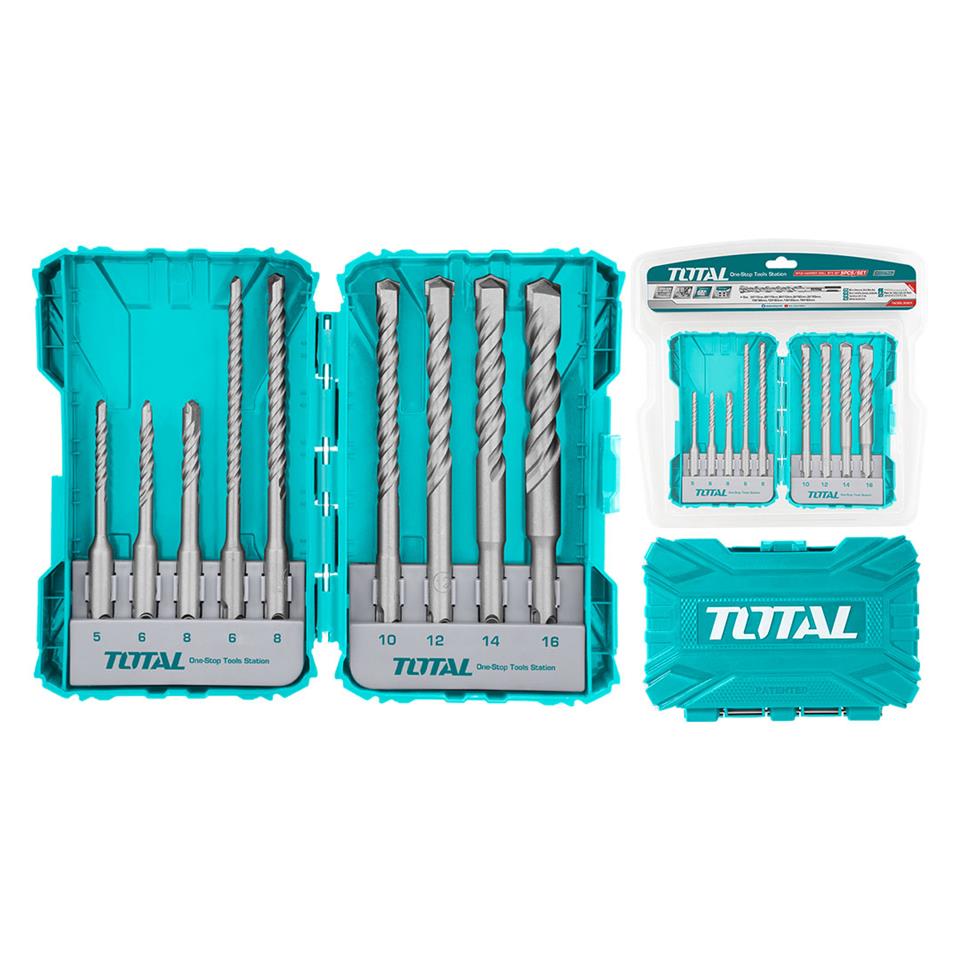 TOTAL 9’LU SDS Plus Kirici Matkap Ucu Seti - TACSDL30901