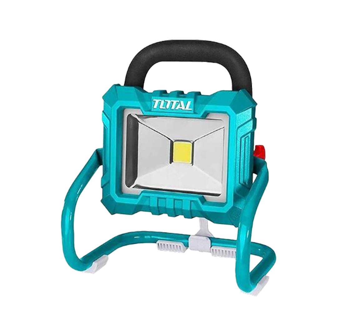 Total Akülü Led Lamba Çalışma Işığı 20v 2ah Maksimum 1800 Lümen
