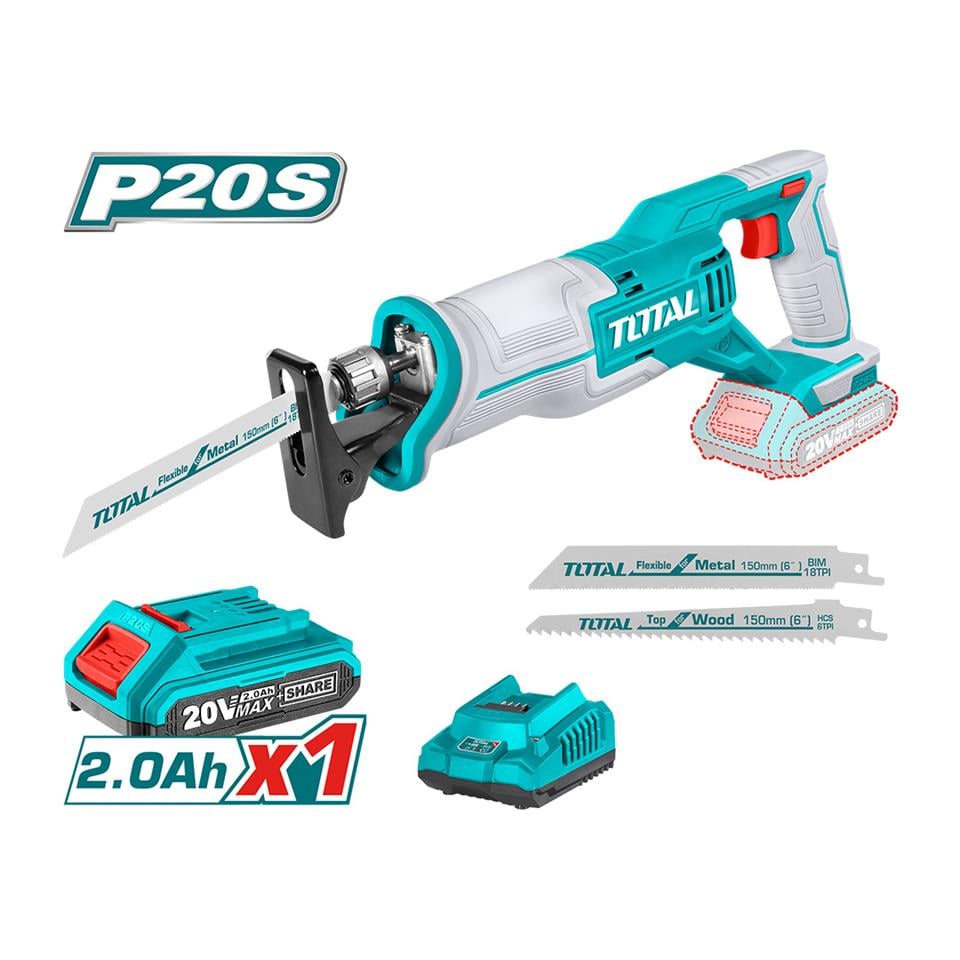 TOTAL Li-Ion Akülü Tilki Kuyruğu Testere - TRSLI11521