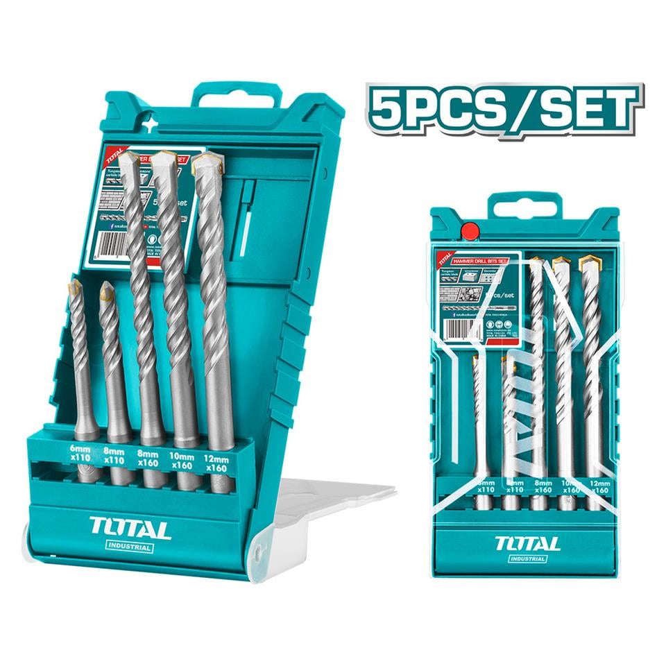 TOTAL SDS Plus 5 li Matkap Ucu Seti - TAC190501