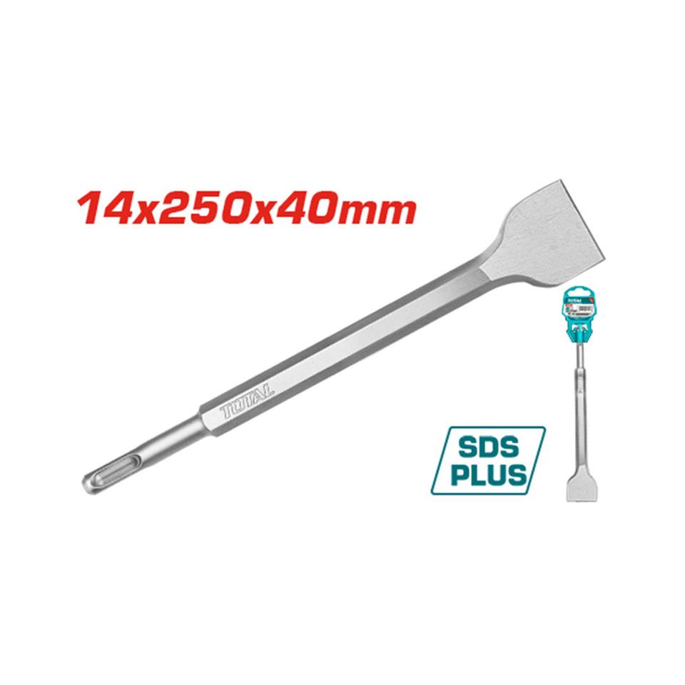 TOTAL SDS Plus Yassi Keski 14 x 250 x 40mm - TAC15121412