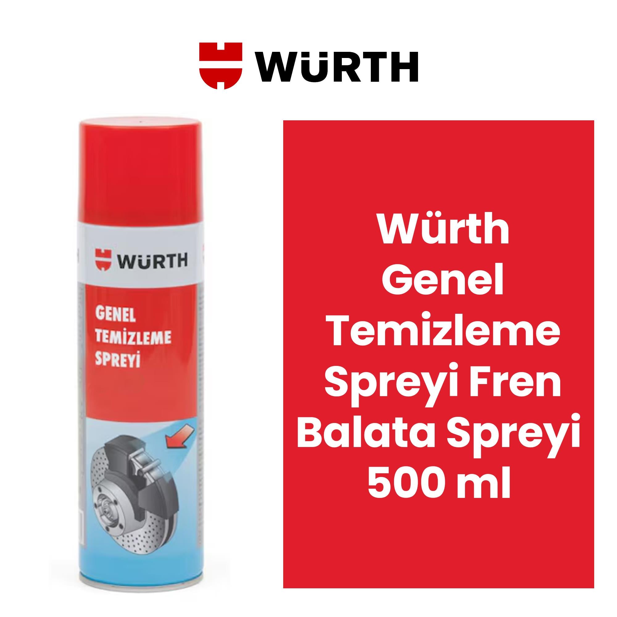 WÜRTH FREN BALATA TEMİZLEYİCİ 24'LÜ KOLİ