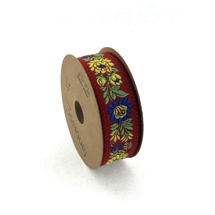 Flowers Border Blue Yellow