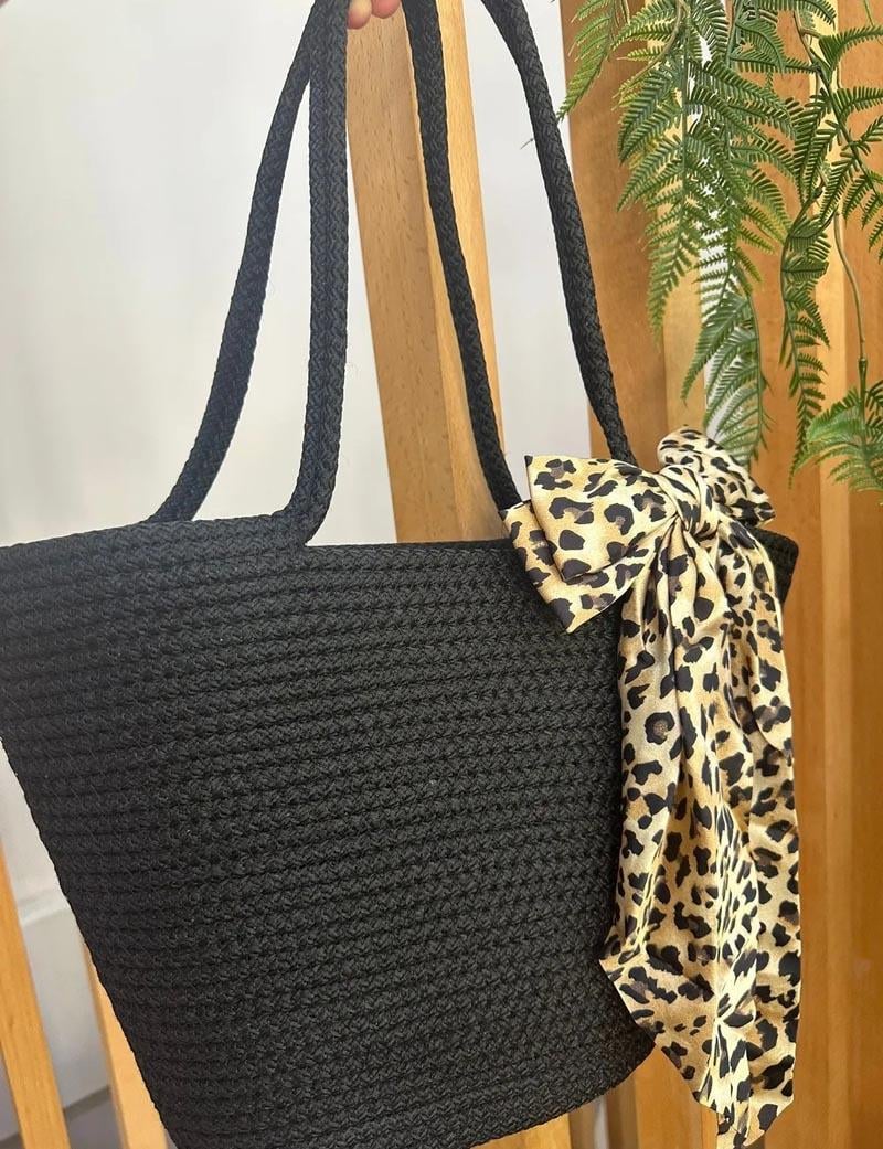 Handmade Straw Beach Bag