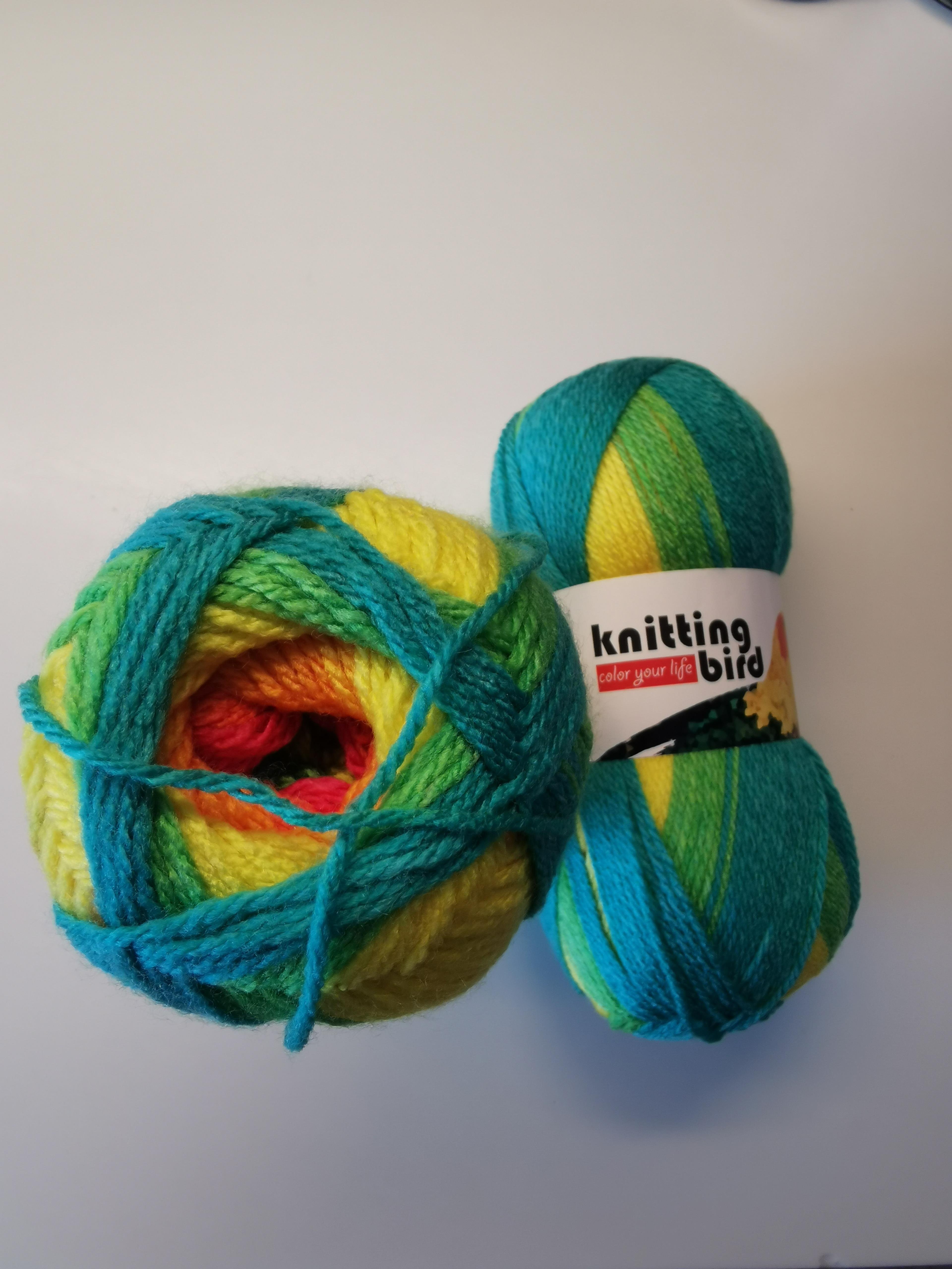 Knitting Bird Batik Mandala Yarn 100g 400m