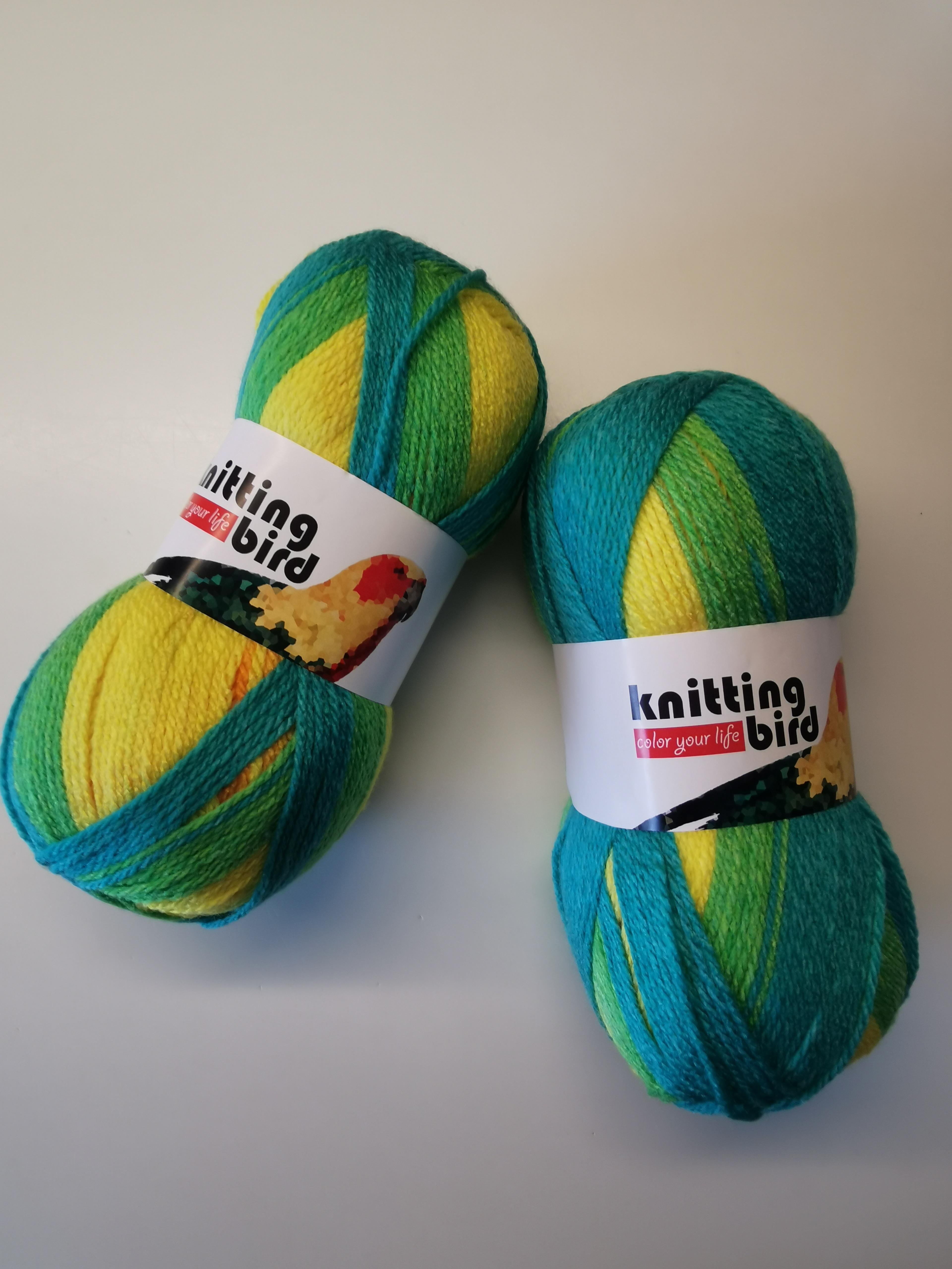 Knitting Bird Batik Mandala Yarn 100g 400m