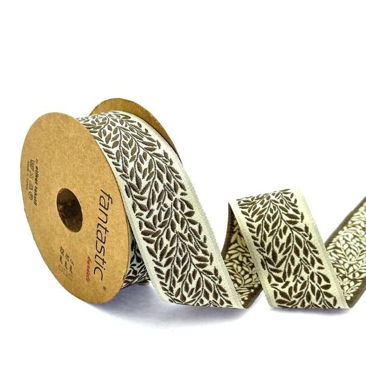 Leaf Border Ribbon LEF