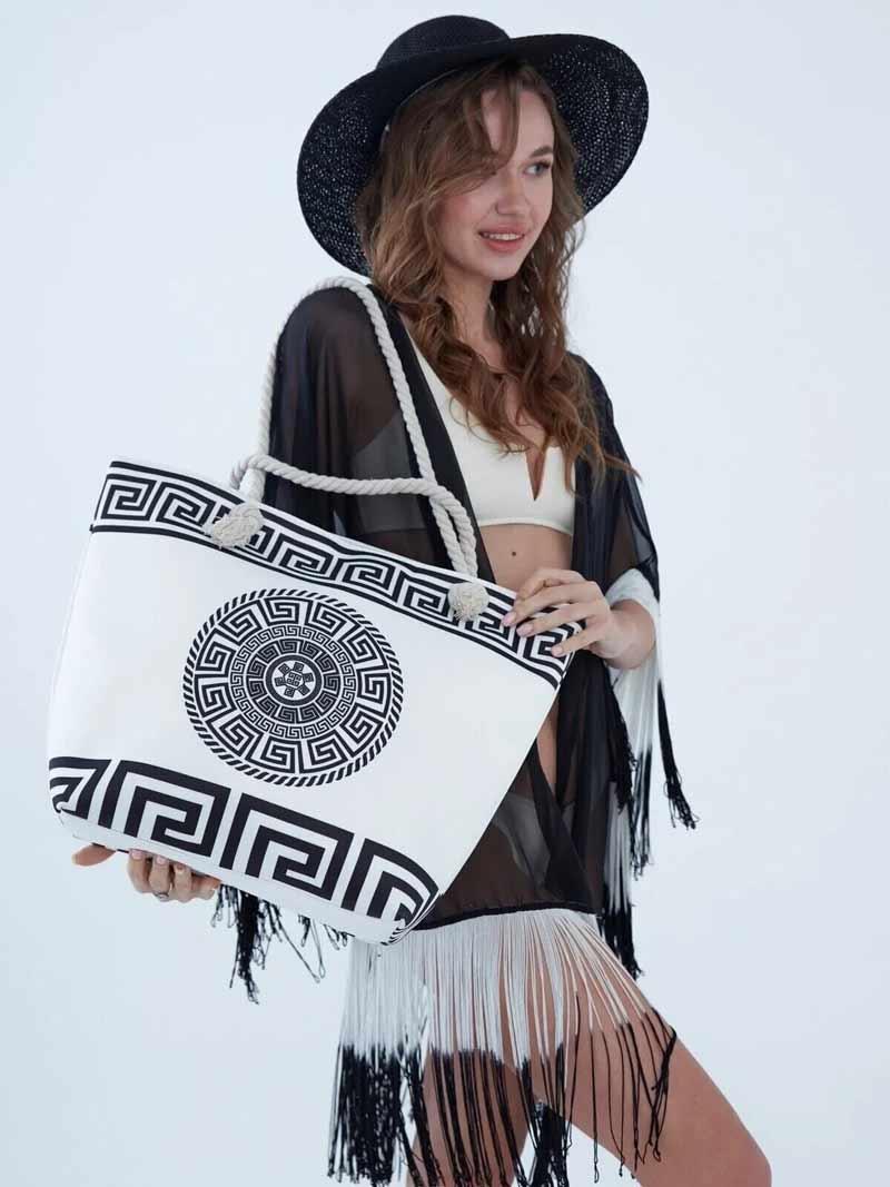 Printed Beach Bag