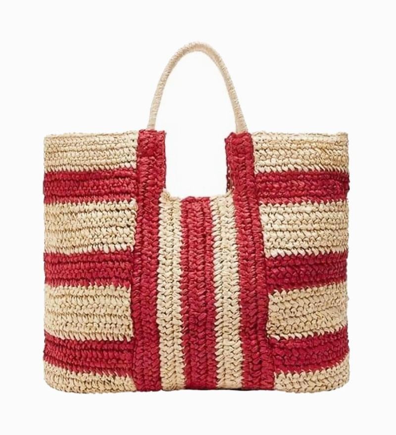 Striped Beach Bag