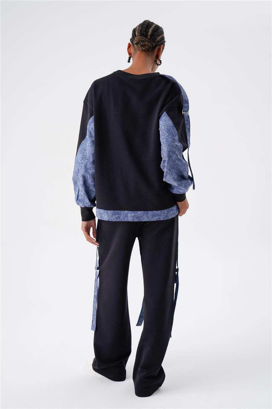 DENİM GARNİLİ OVERSIZE TAKIM