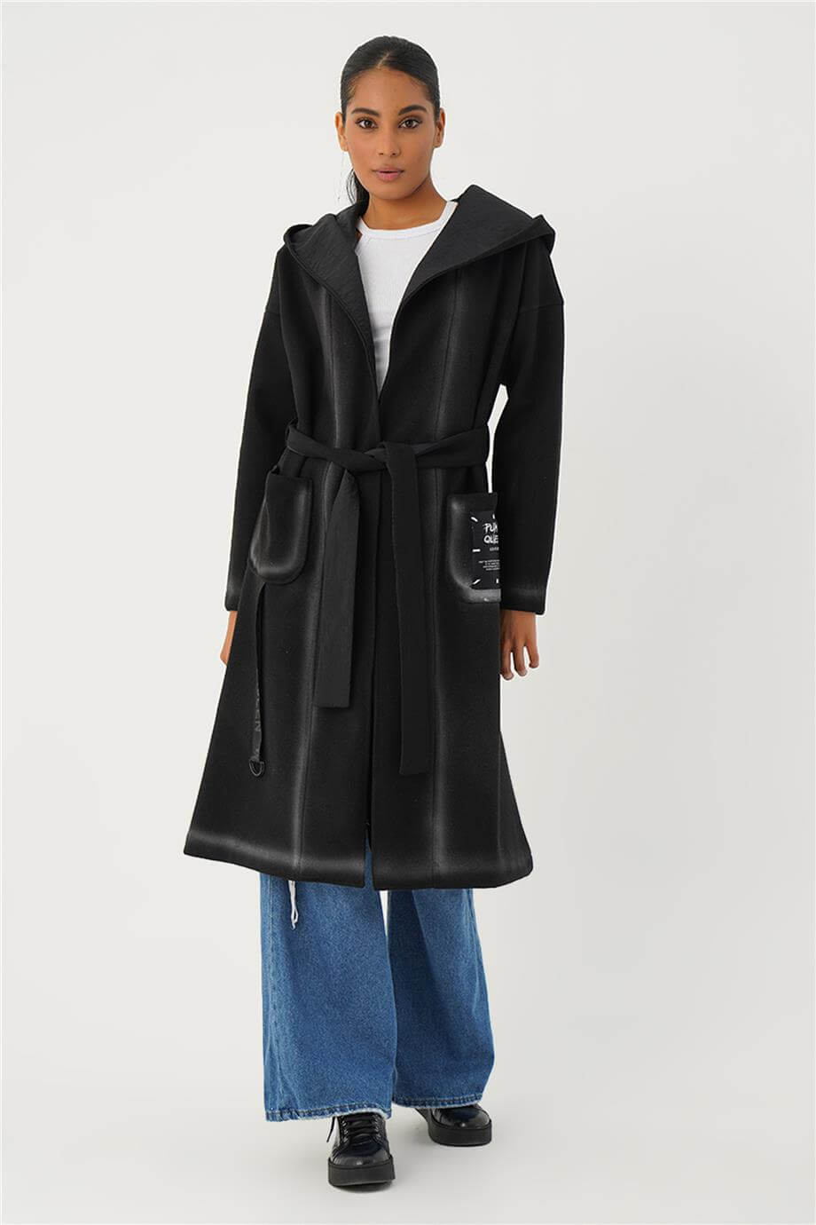 FIRÇALI OVERSIZE KABAN