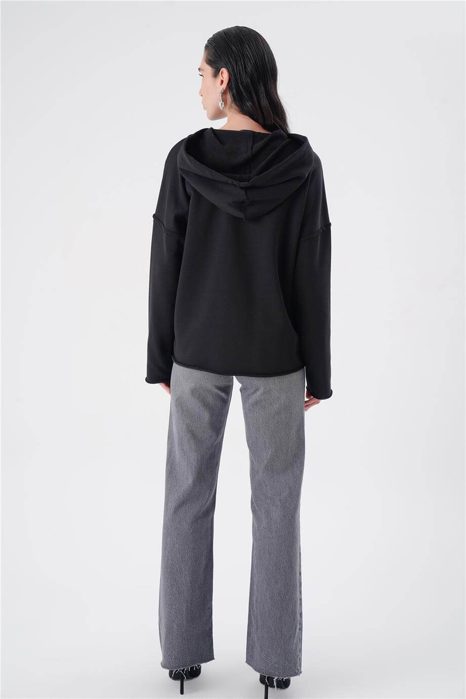 GRID KESİKLİ SWEAT