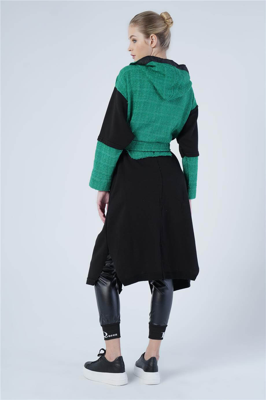 KAPÜŞONLU OVERSIZE HIRKA
