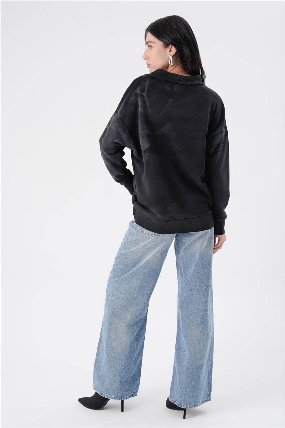 YAKA DETAYLI URBAN SWEAT