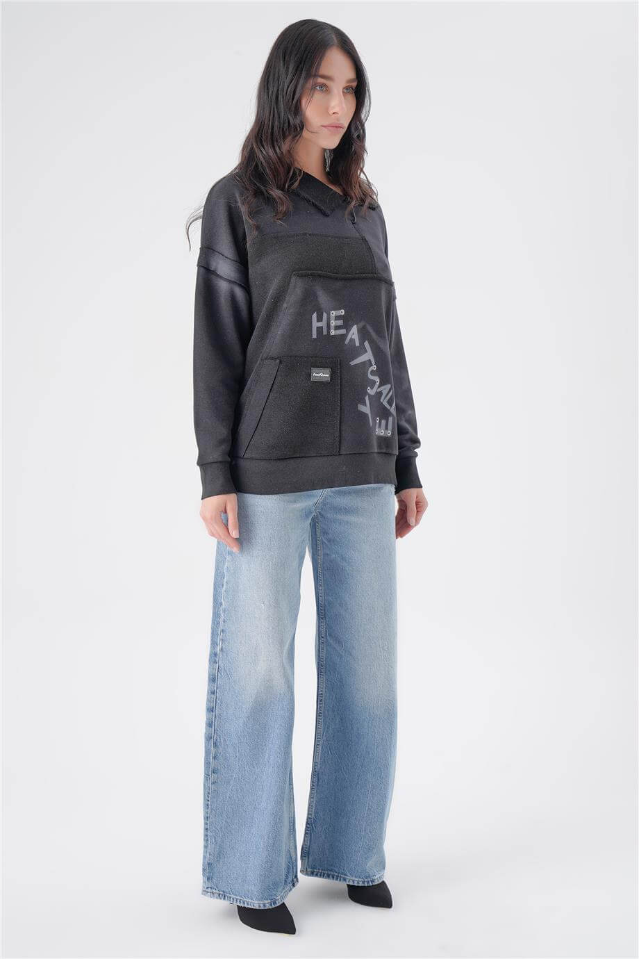 YAKA DETAYLI URBAN SWEAT