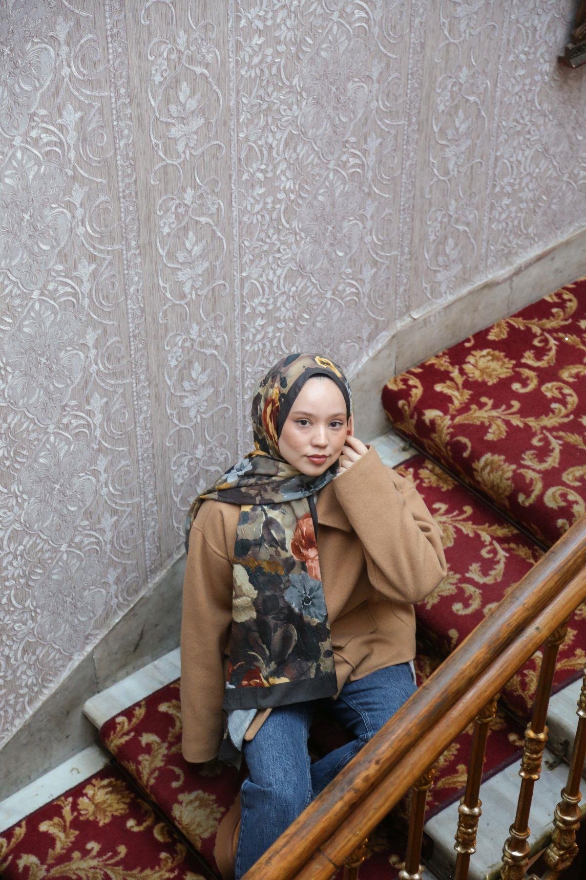Hint İpek  Bambu Şal BMBV01-03