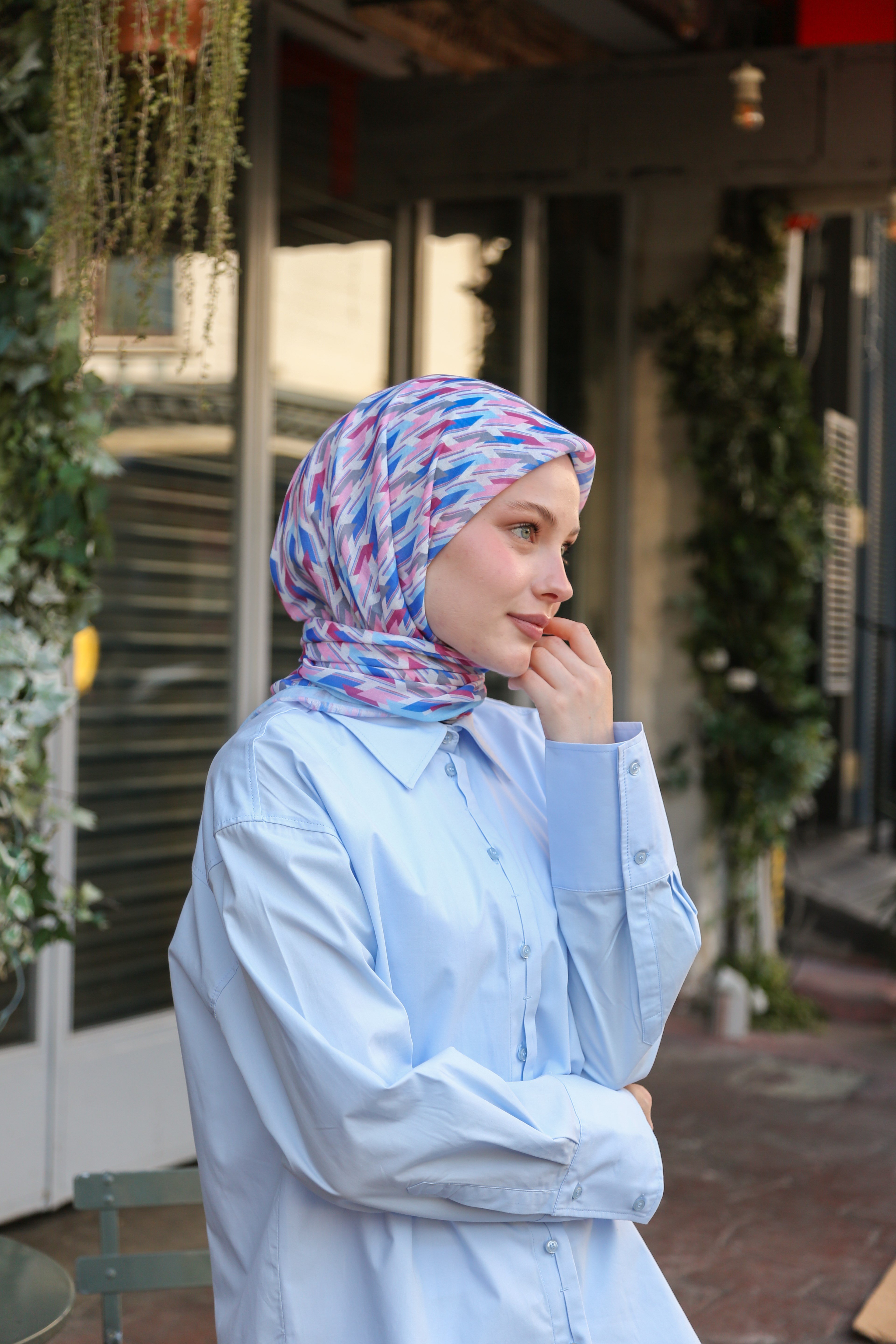 Hint İpek  Cotton Eşarp CTTN02-01