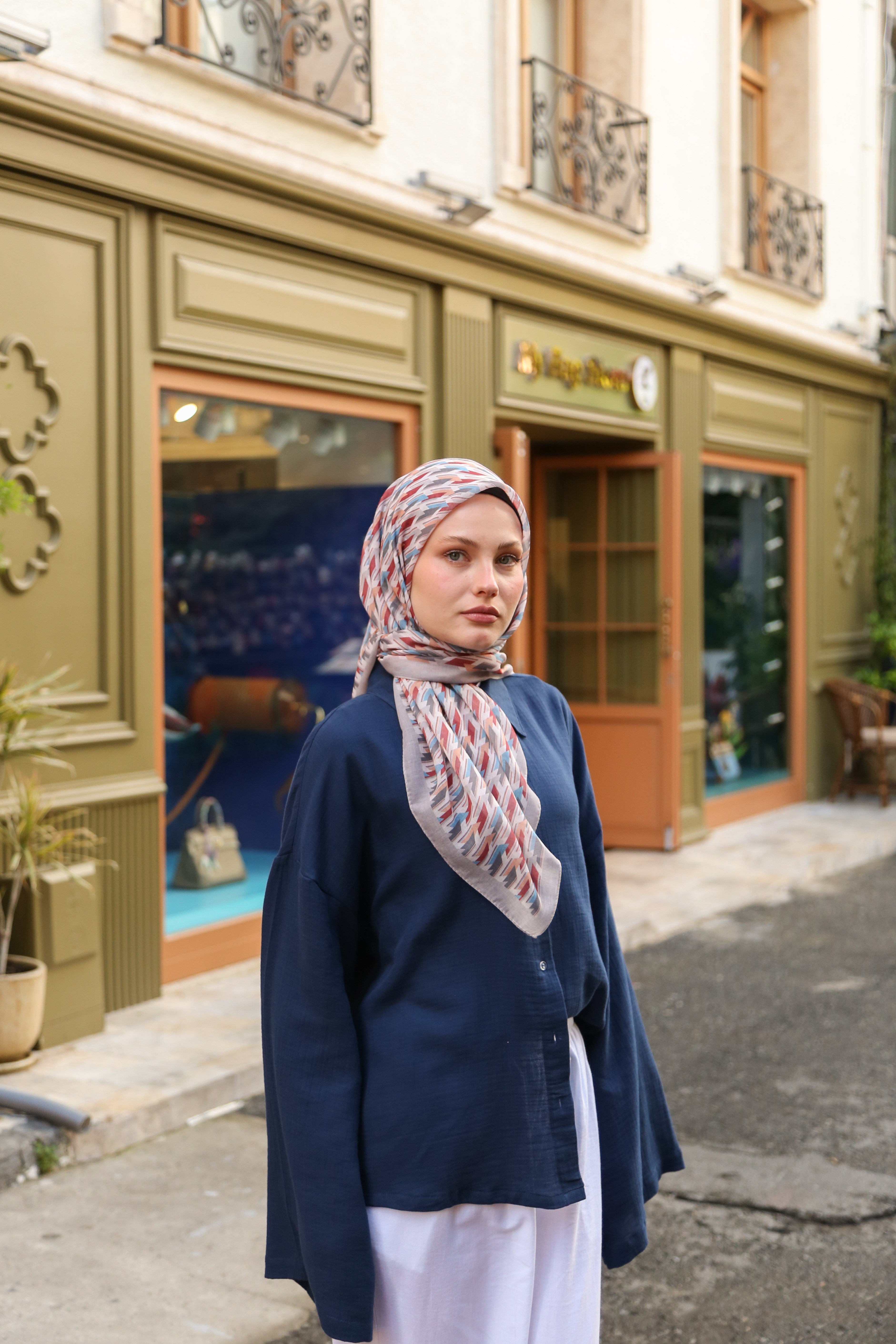 Hint İpek  Cotton Eşarp CTTN02-02